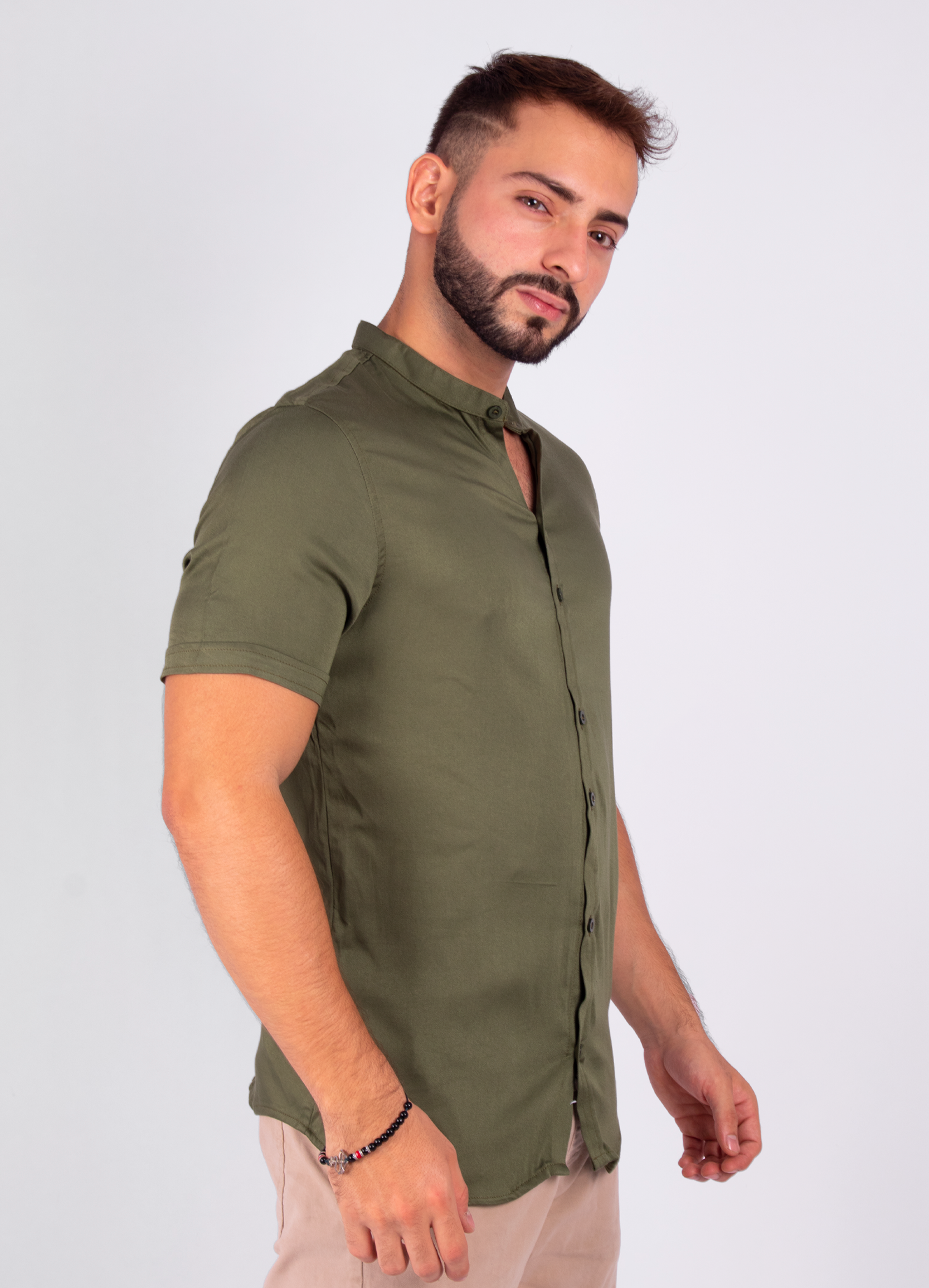 Camisa hombre amada verde