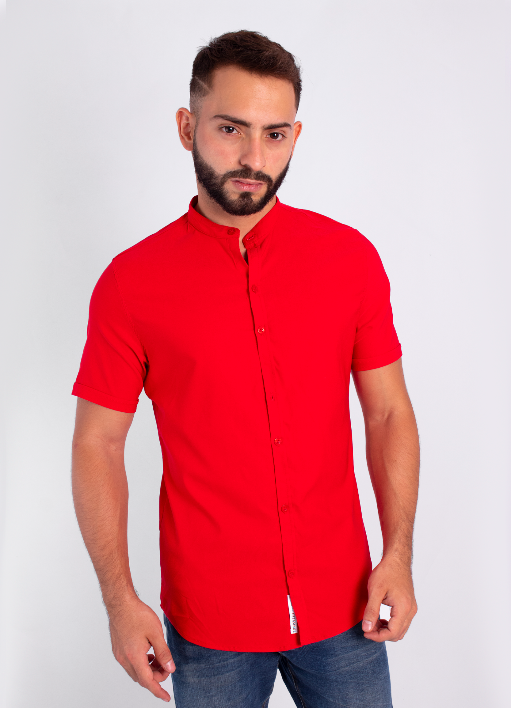 Camisa hombre Apricot roja