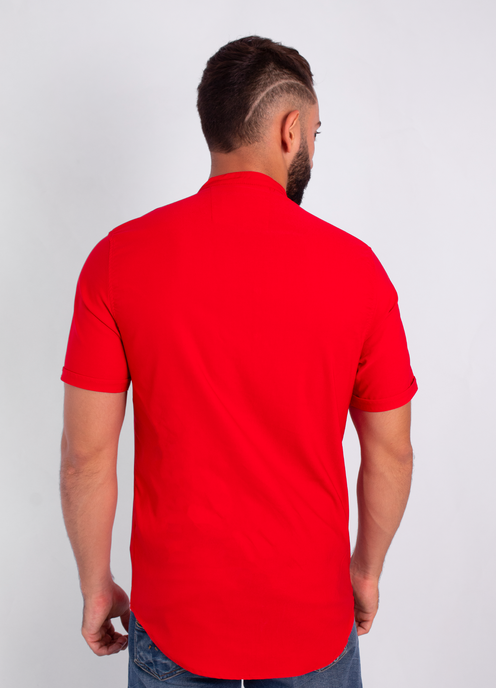 Camisa hombre Apricot roja
