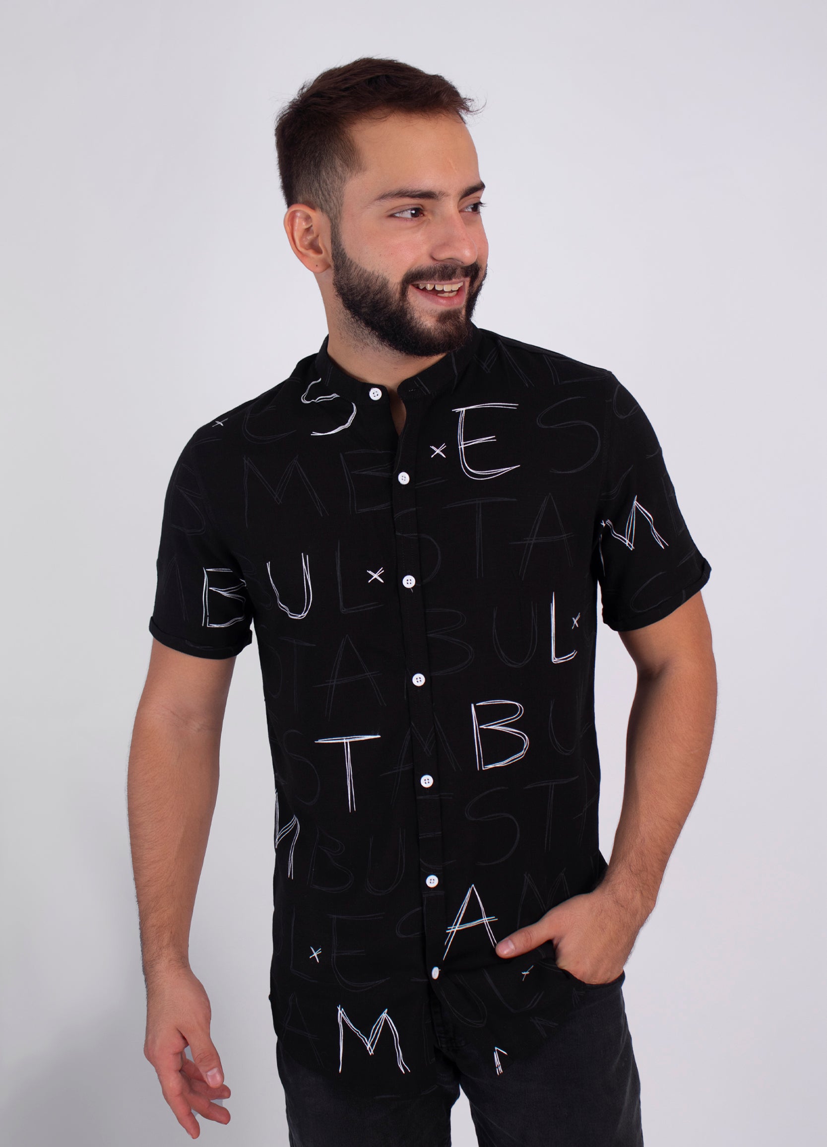Camisa hombre Letras