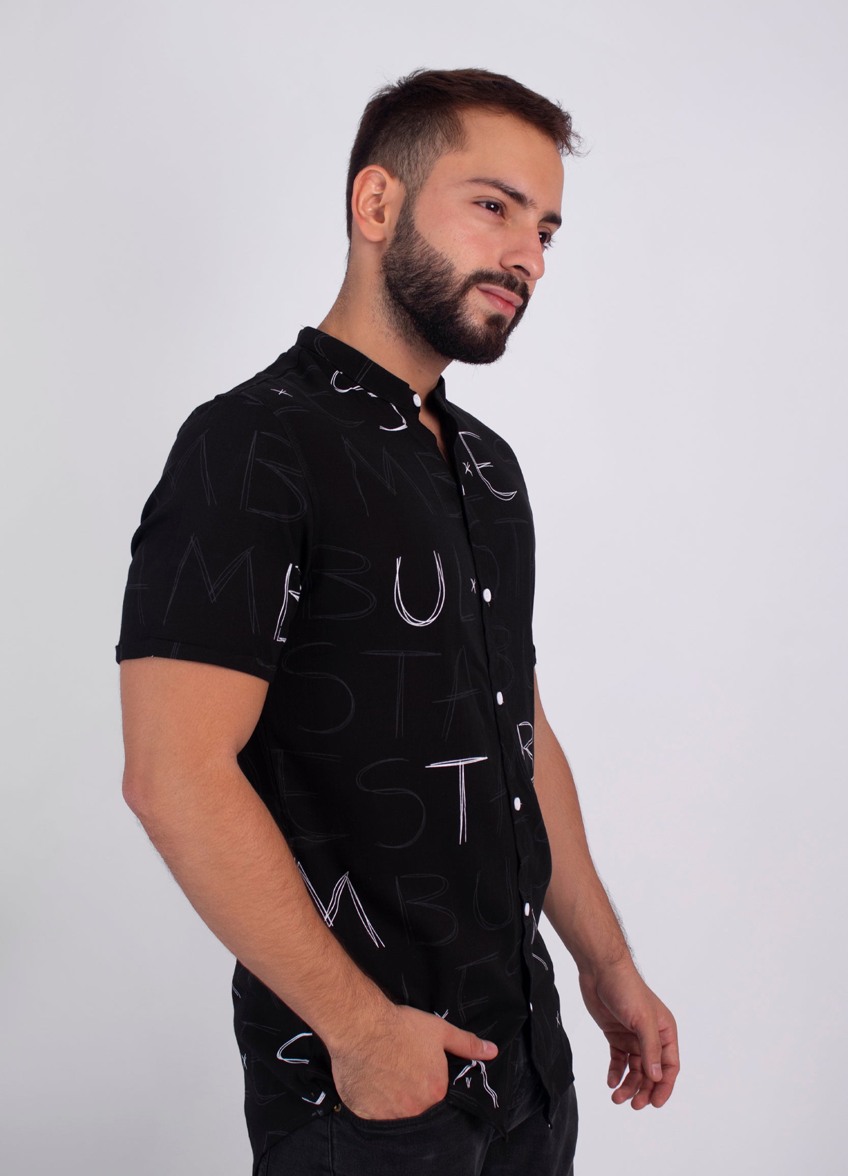 Camisa hombre Letras