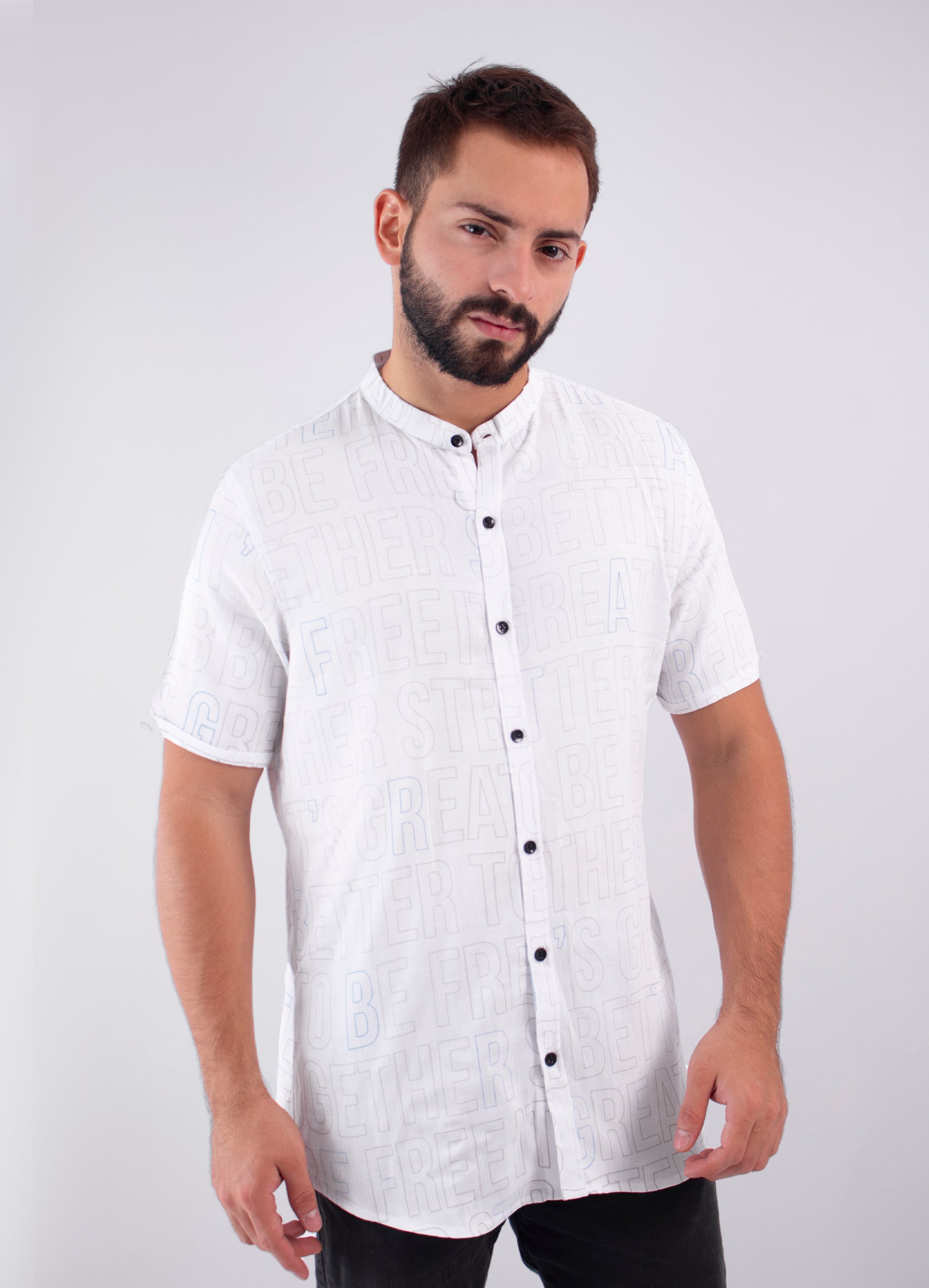Camisa hombre Letras