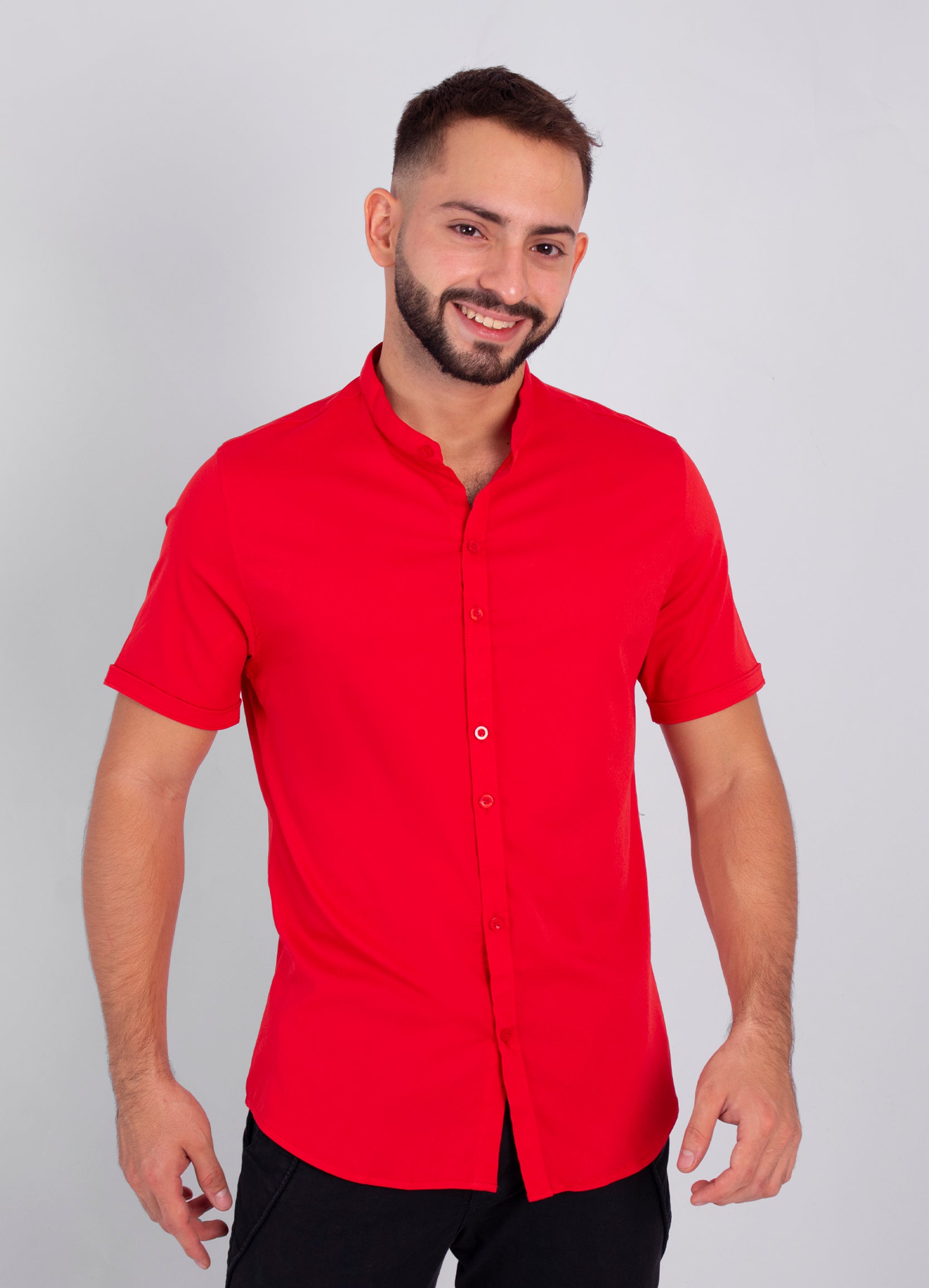 Camisa hombre Básica roja