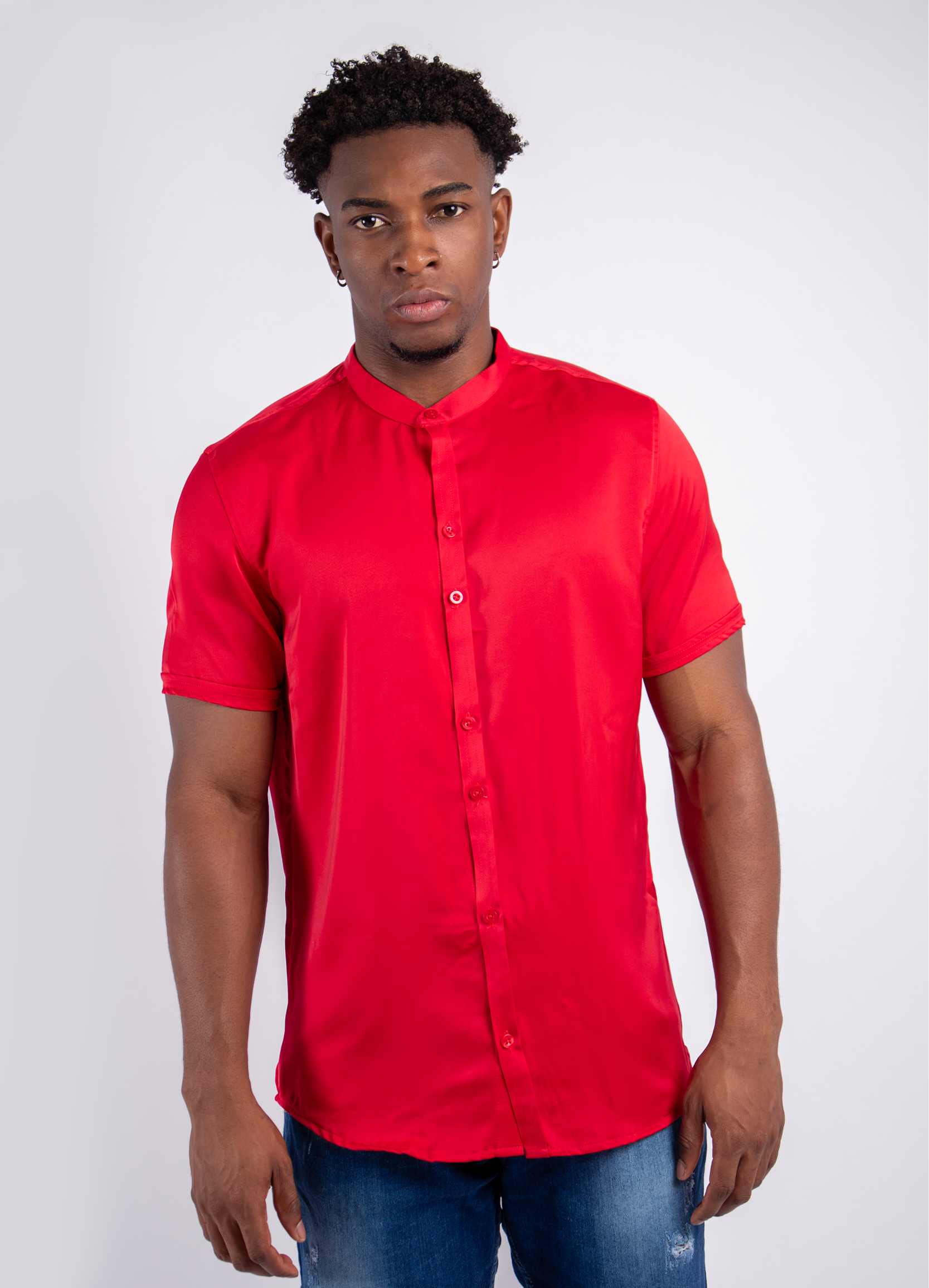 Camisa hombre Básica Roja