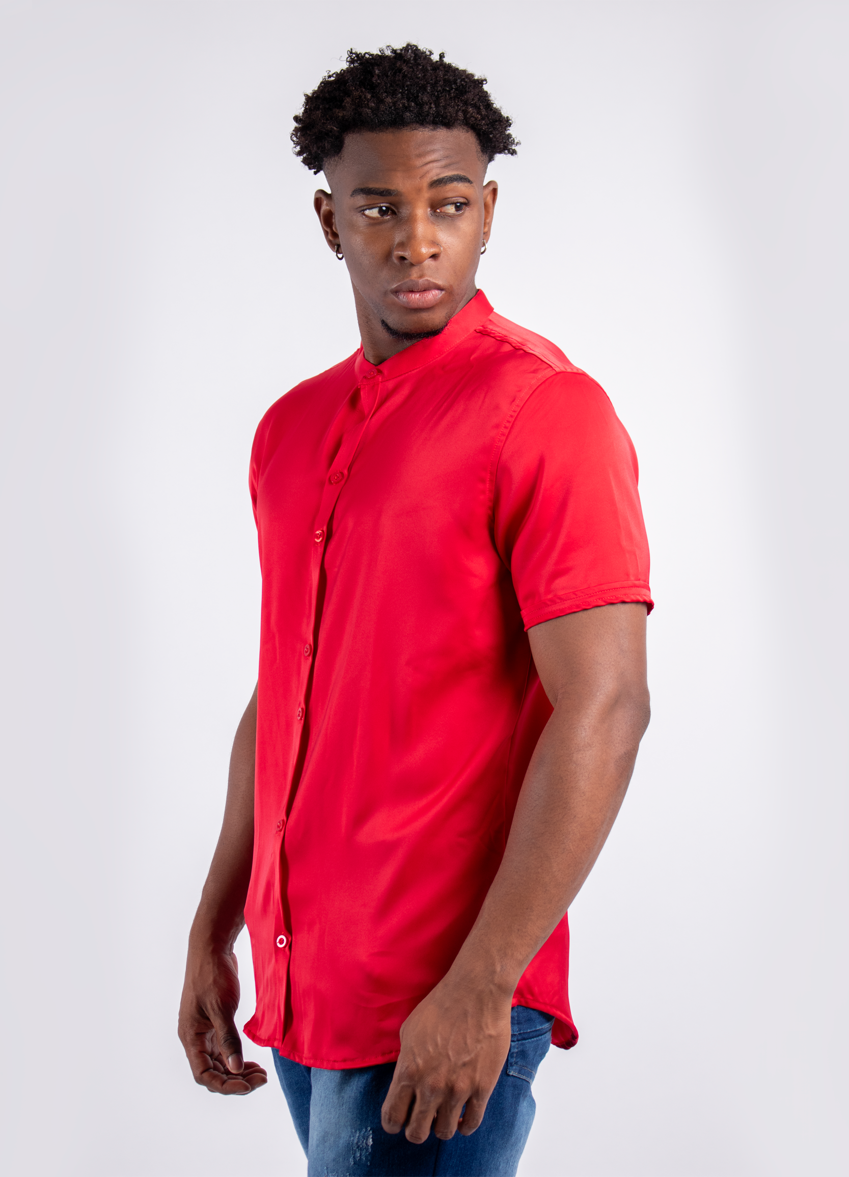 Camisa hombre Básica Roja