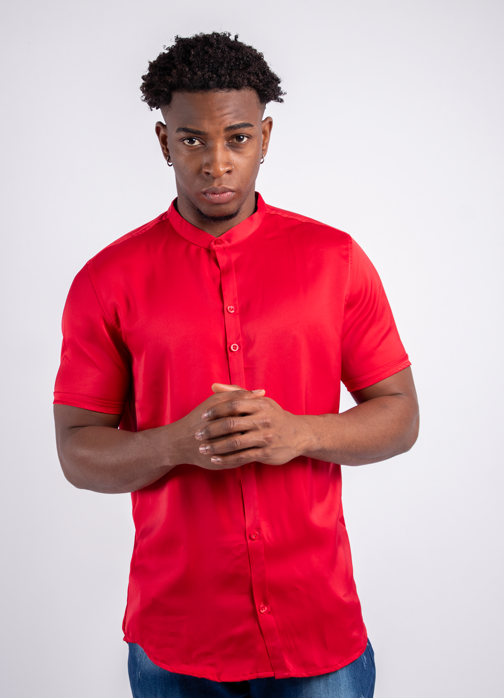 Camisa hombre Básica Roja