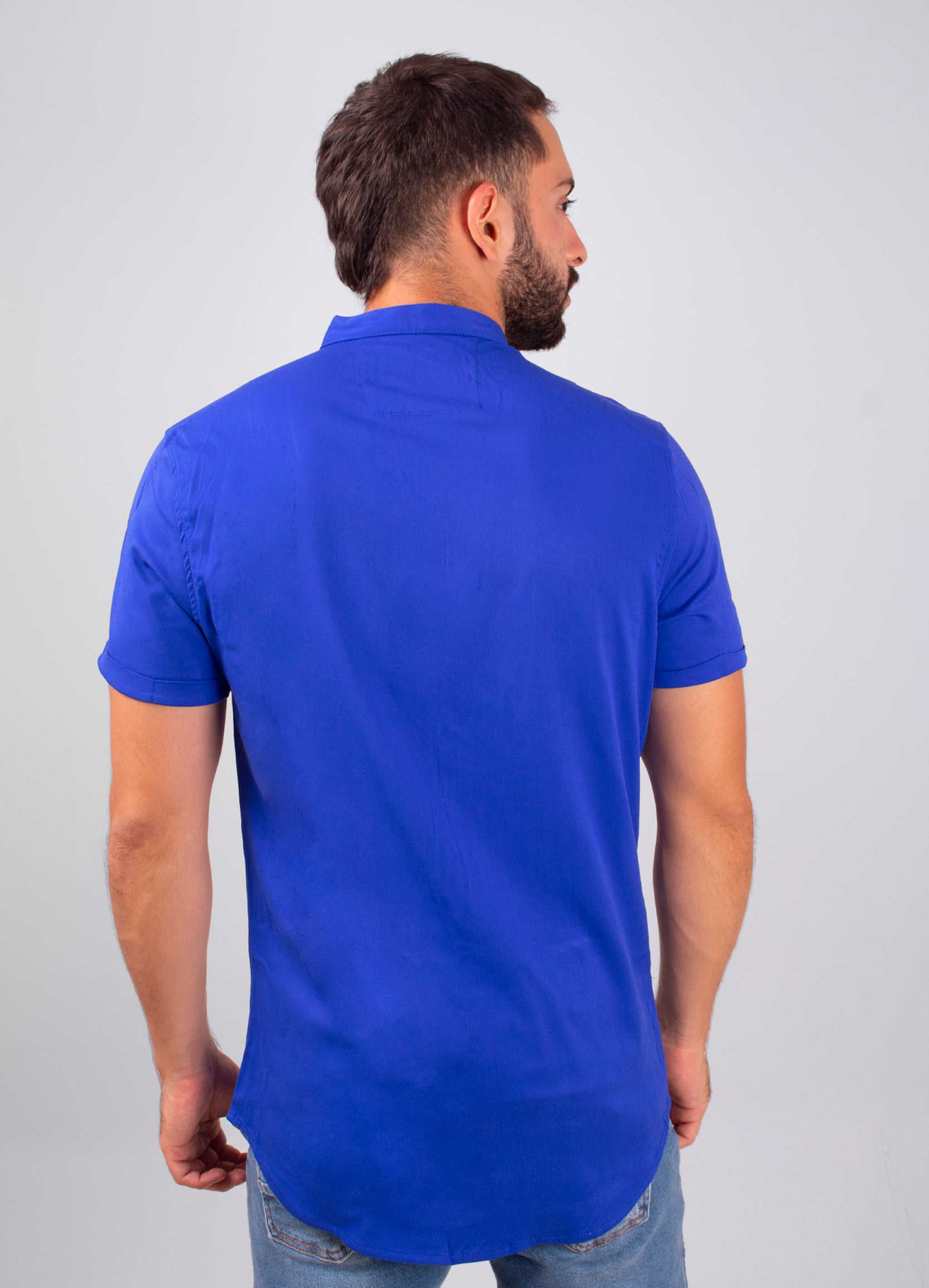Camisa hombre Básica azul