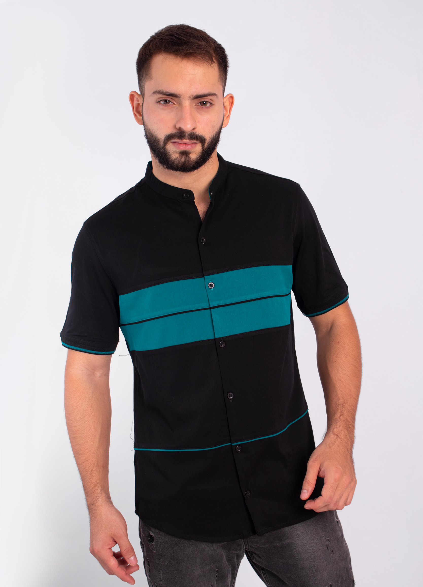 Camisa hombre corte N.V.