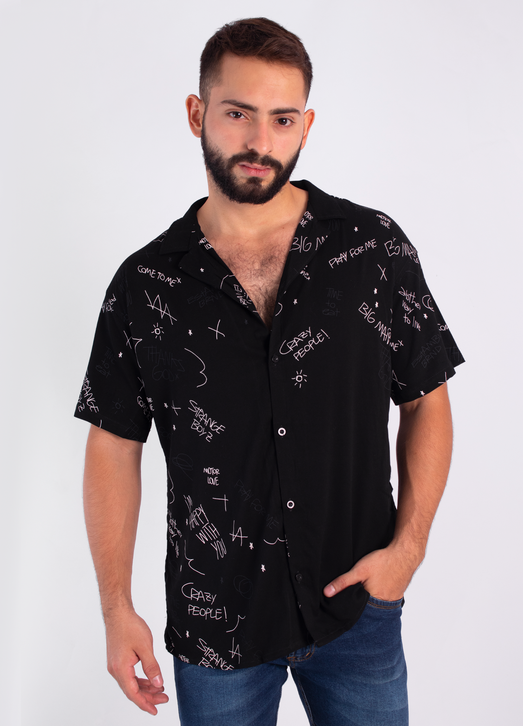 Camisa hombre oversize People