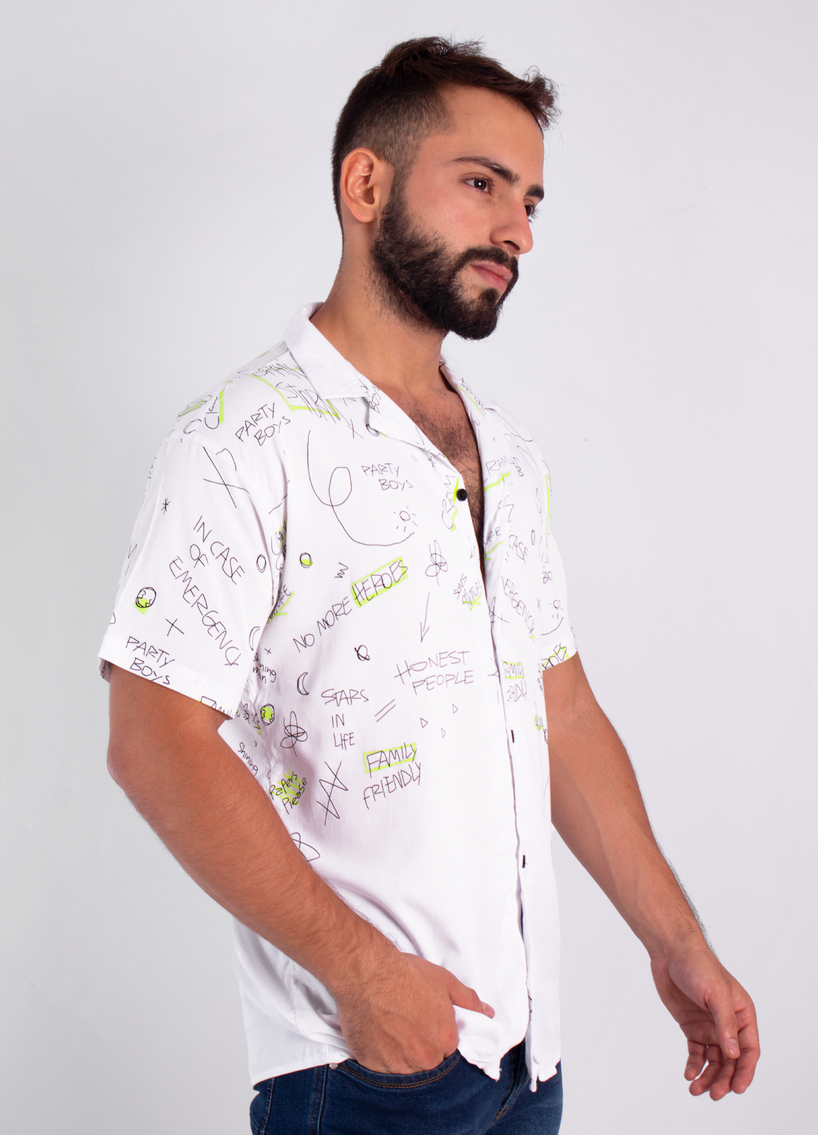 Camisa hombre oversize case