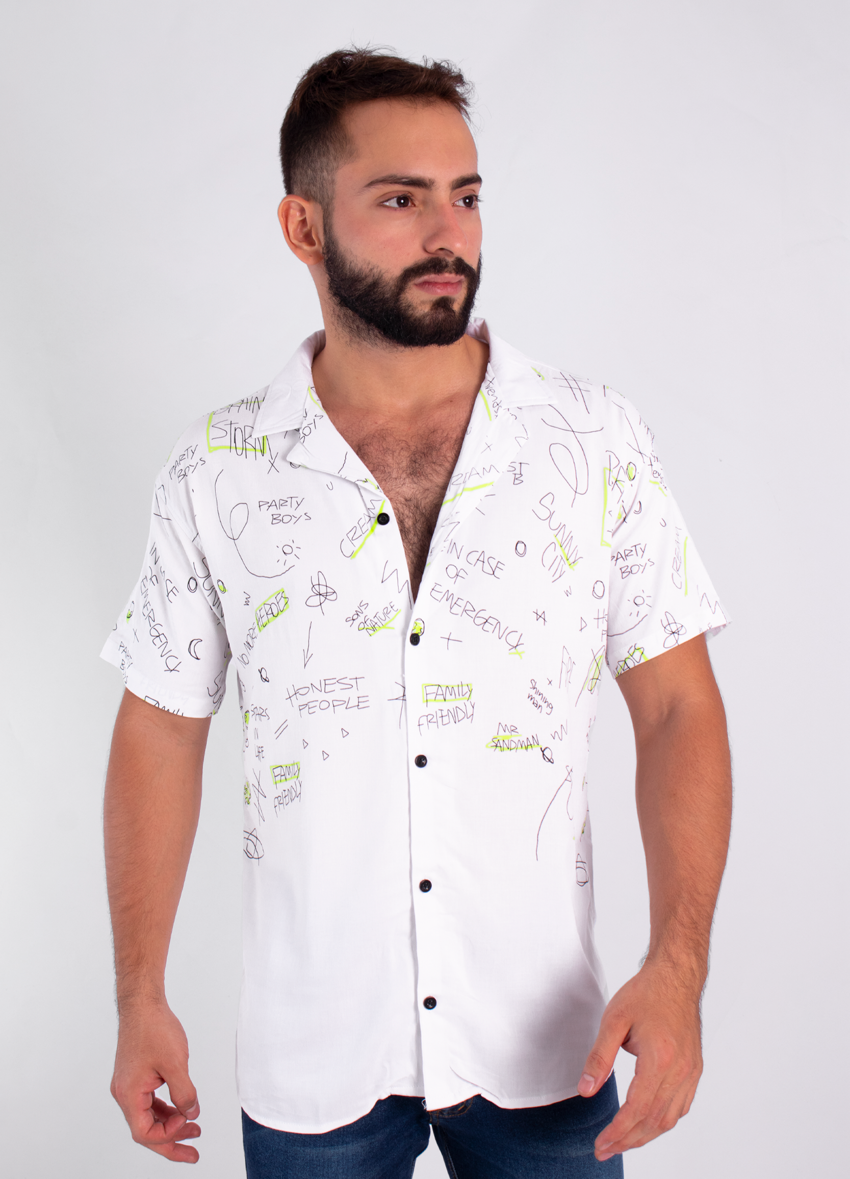 Camisa hombre oversize case