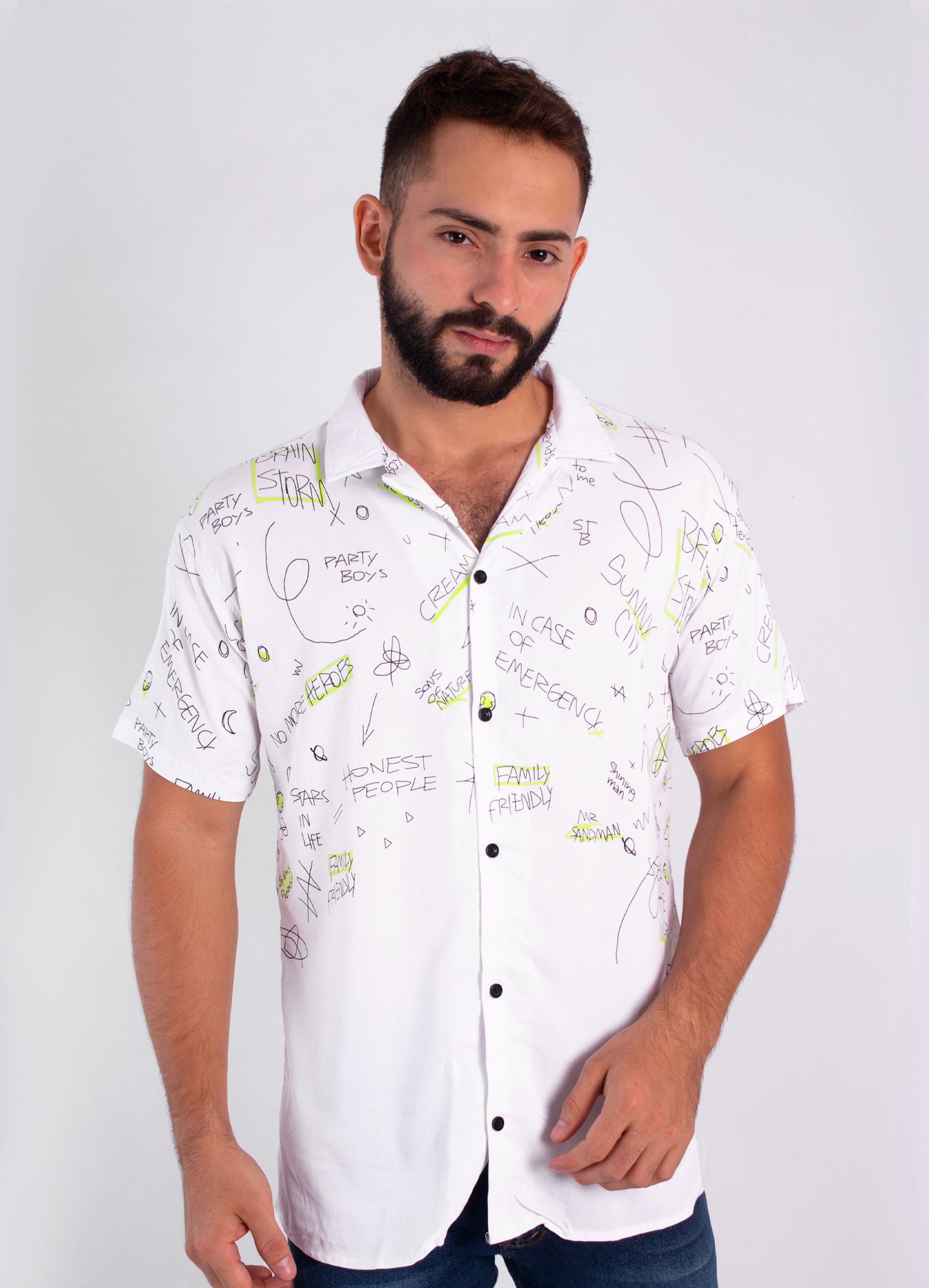 Camisa hombre oversize case