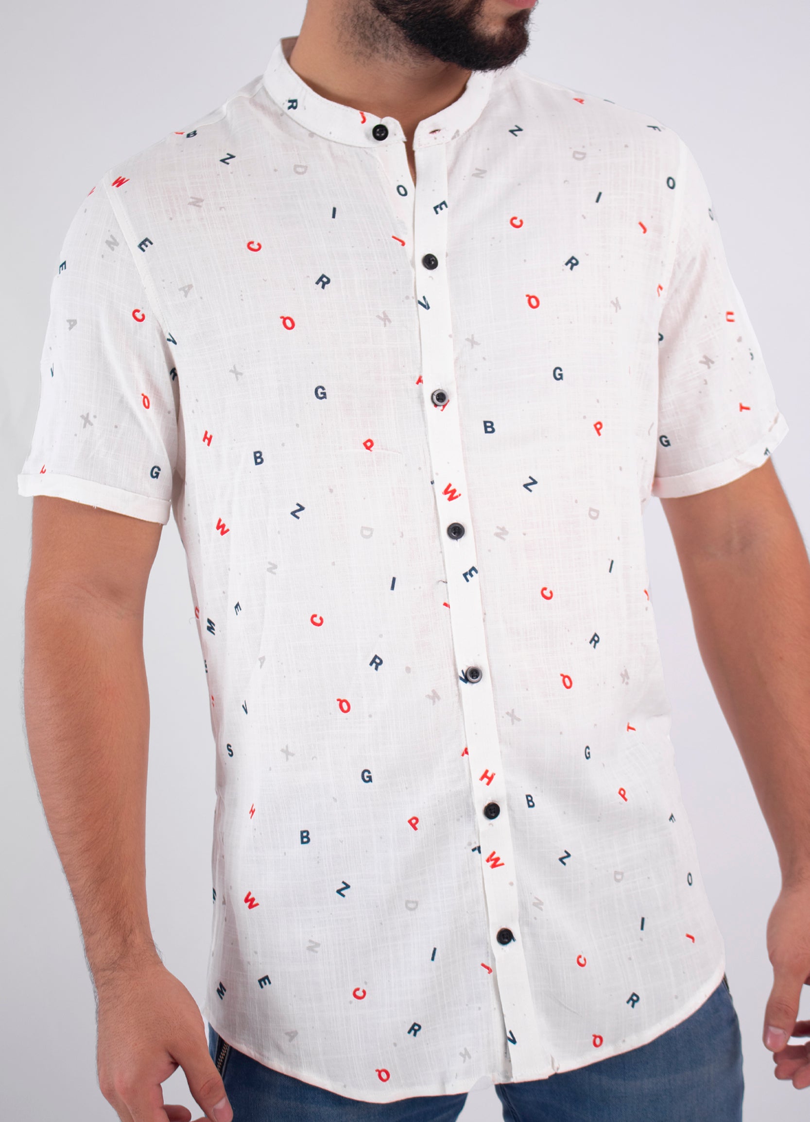 Camisa hombre Figuras letras