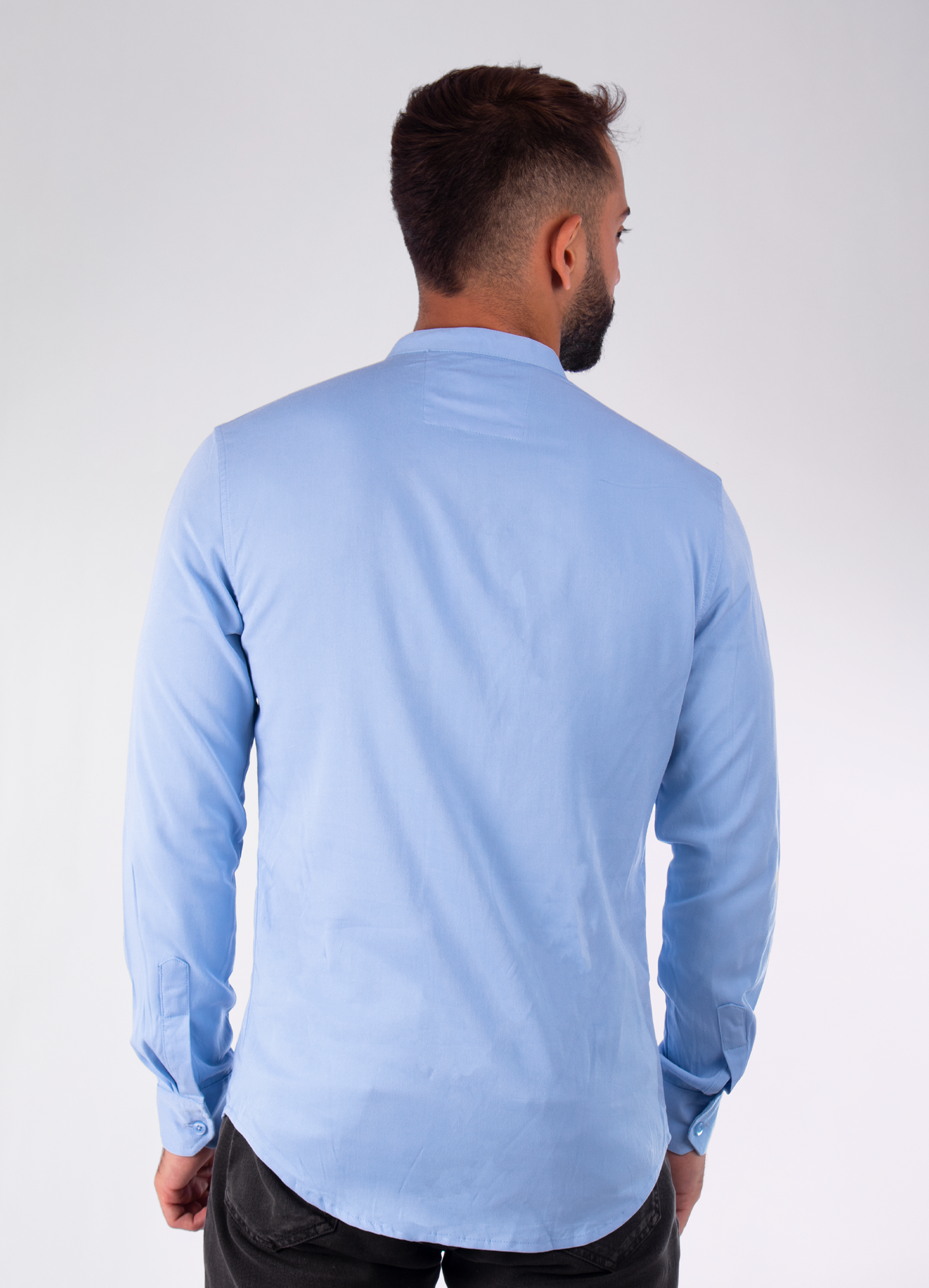 Camisa hombre básica ml Estambul azul
