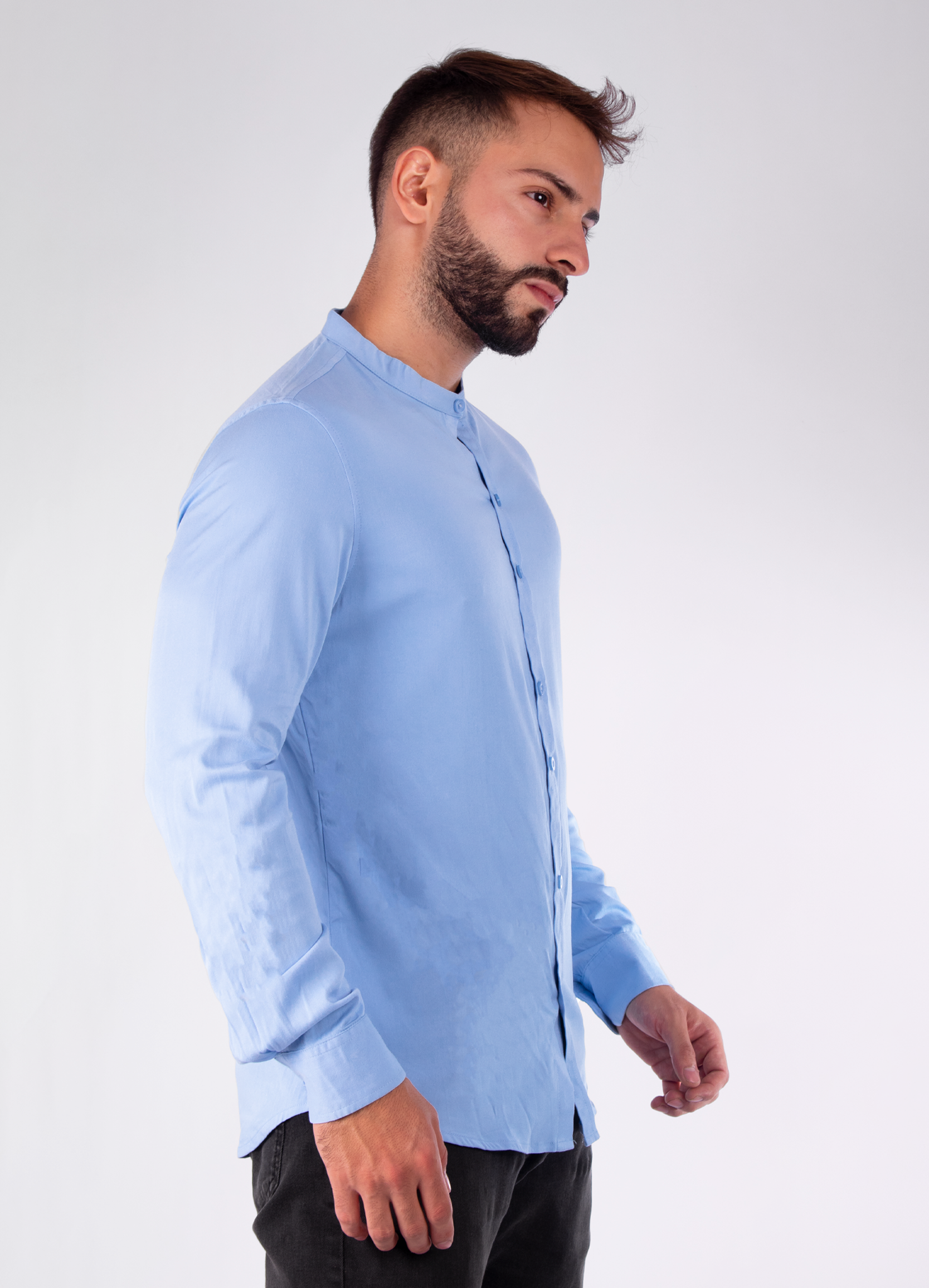 Camisa hombre básica ml Estambul azul