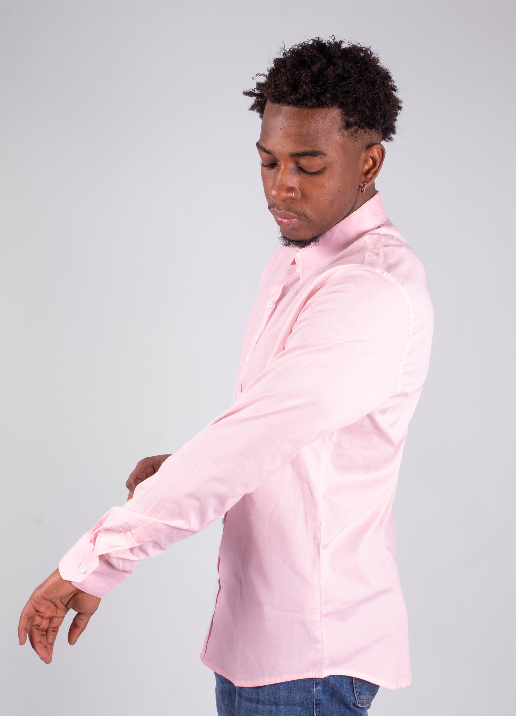 Camisa básica Estambul rosada