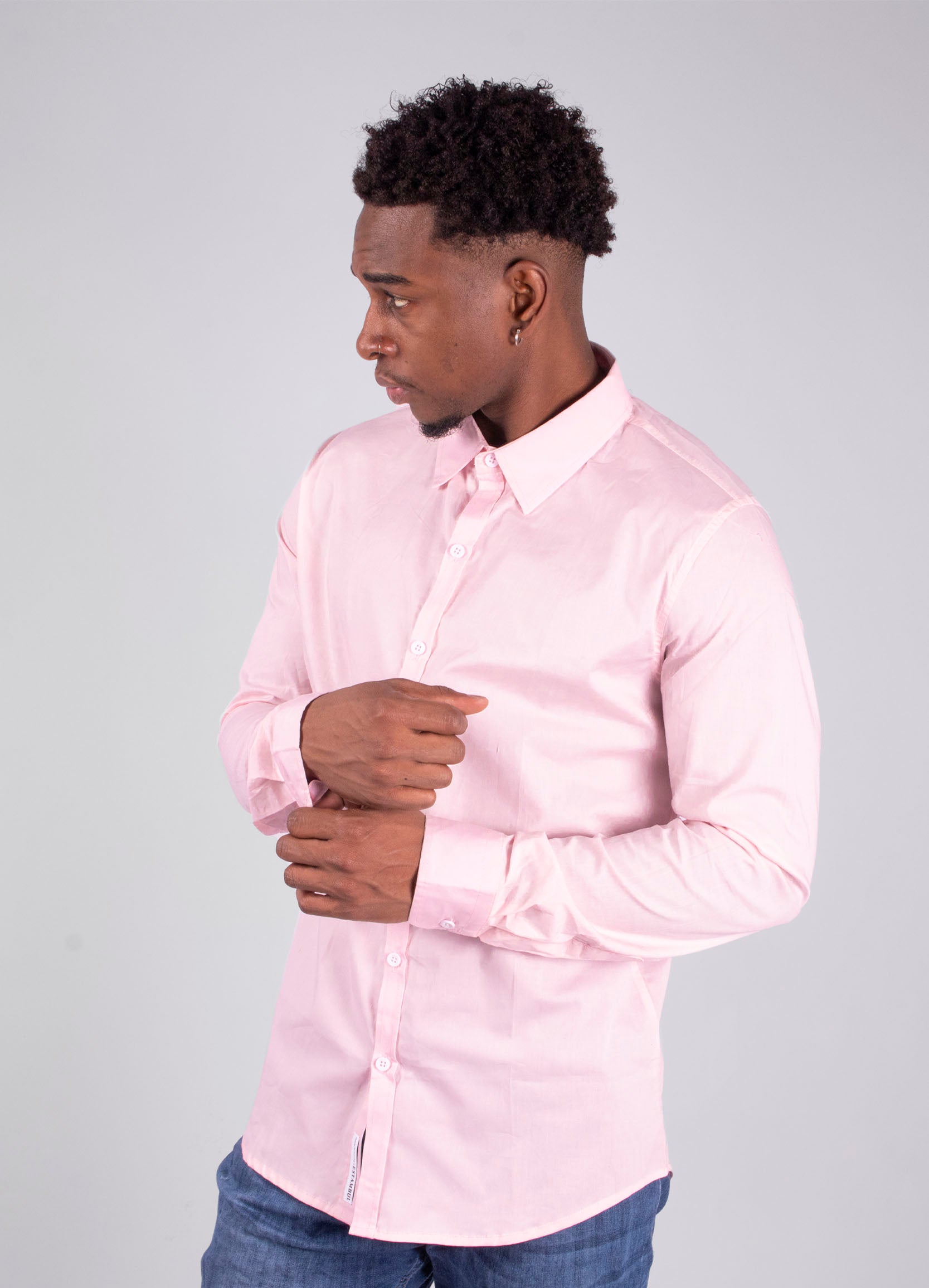 Camisa básica Estambul rosada
