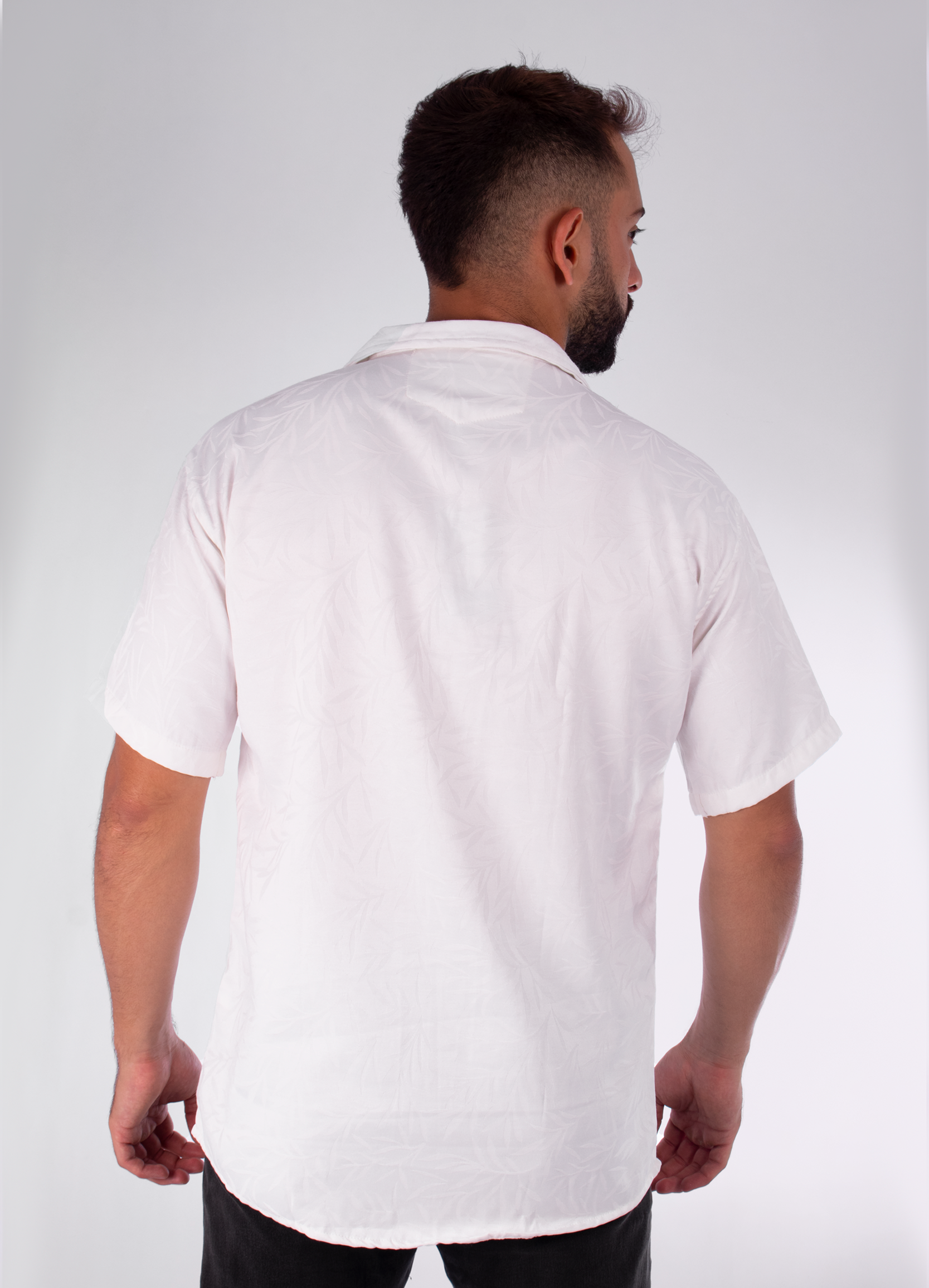 Camisa hombre oversize blanco