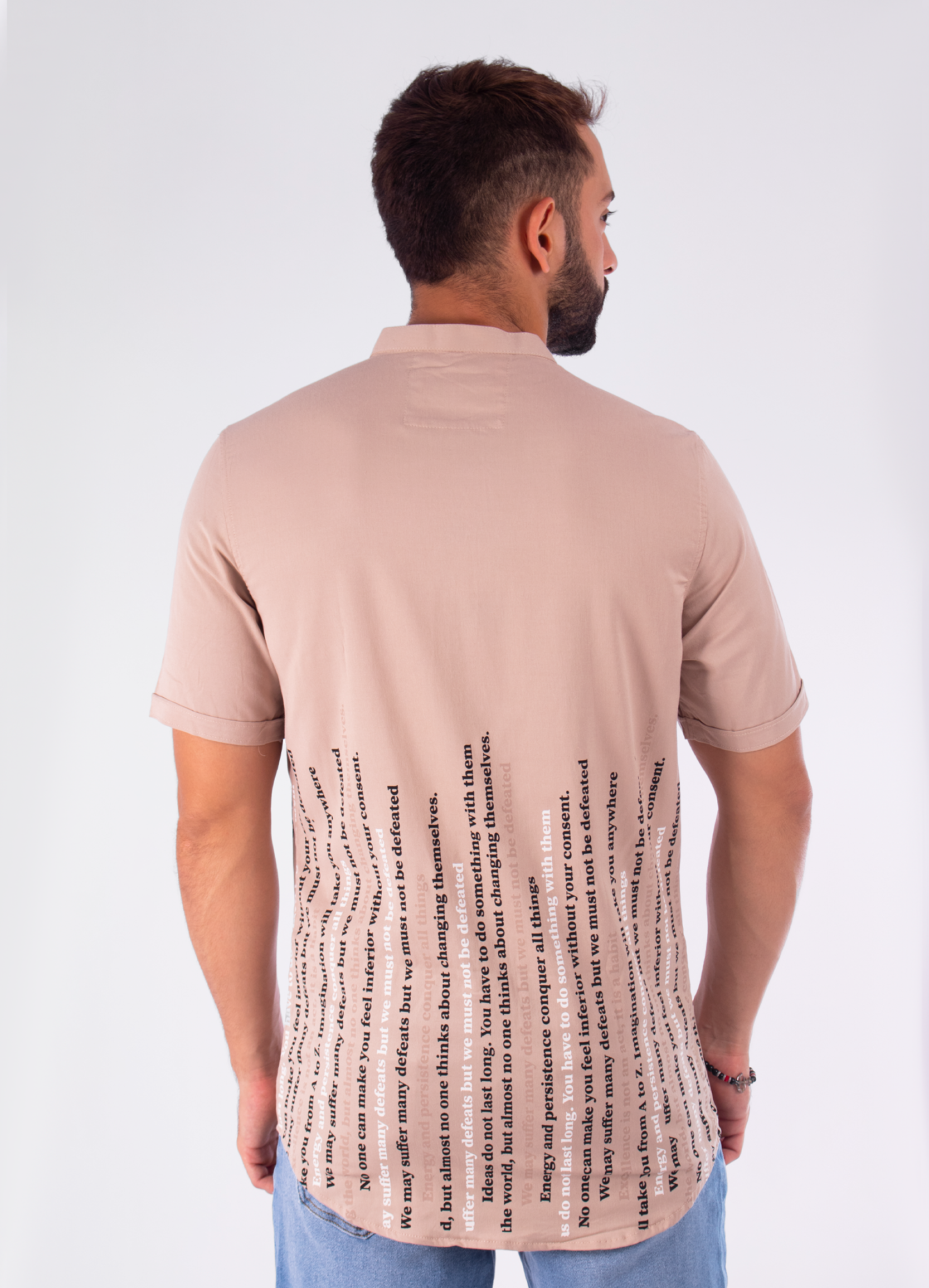 Camisa hombre Letras