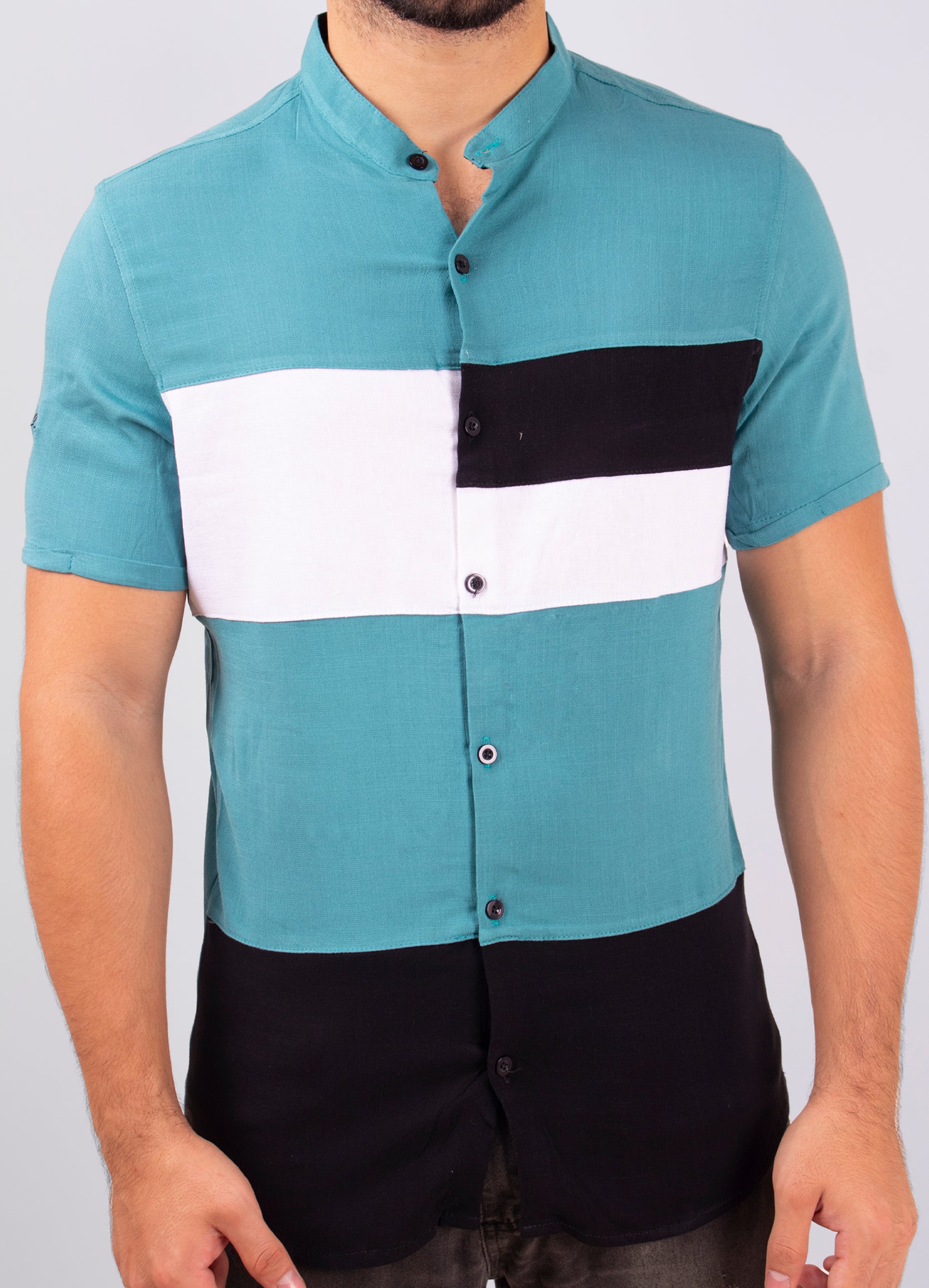 Camisa hombre Corte verde