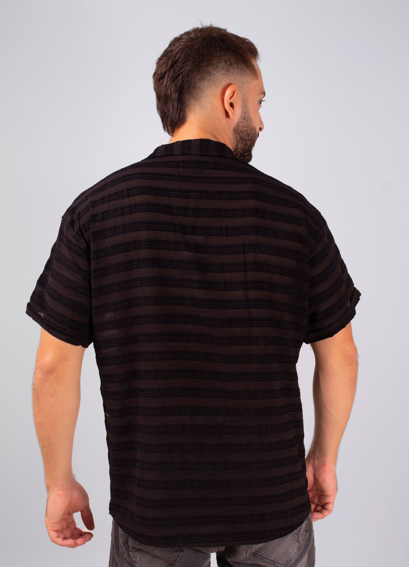 Camisa Oversize hombre Textura