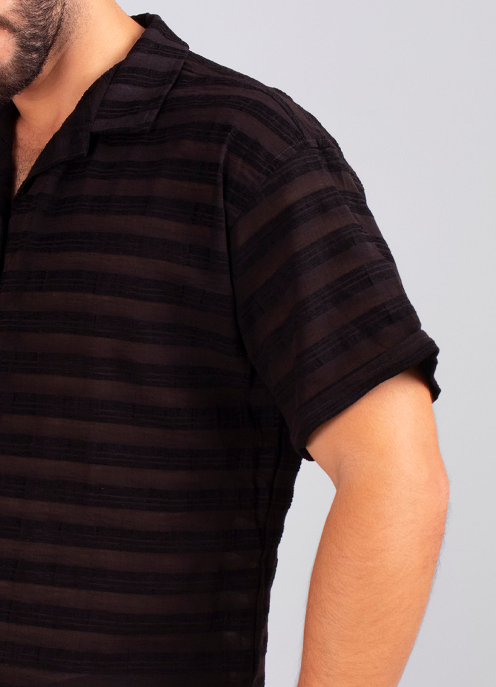 Camisa Oversize hombre Textura