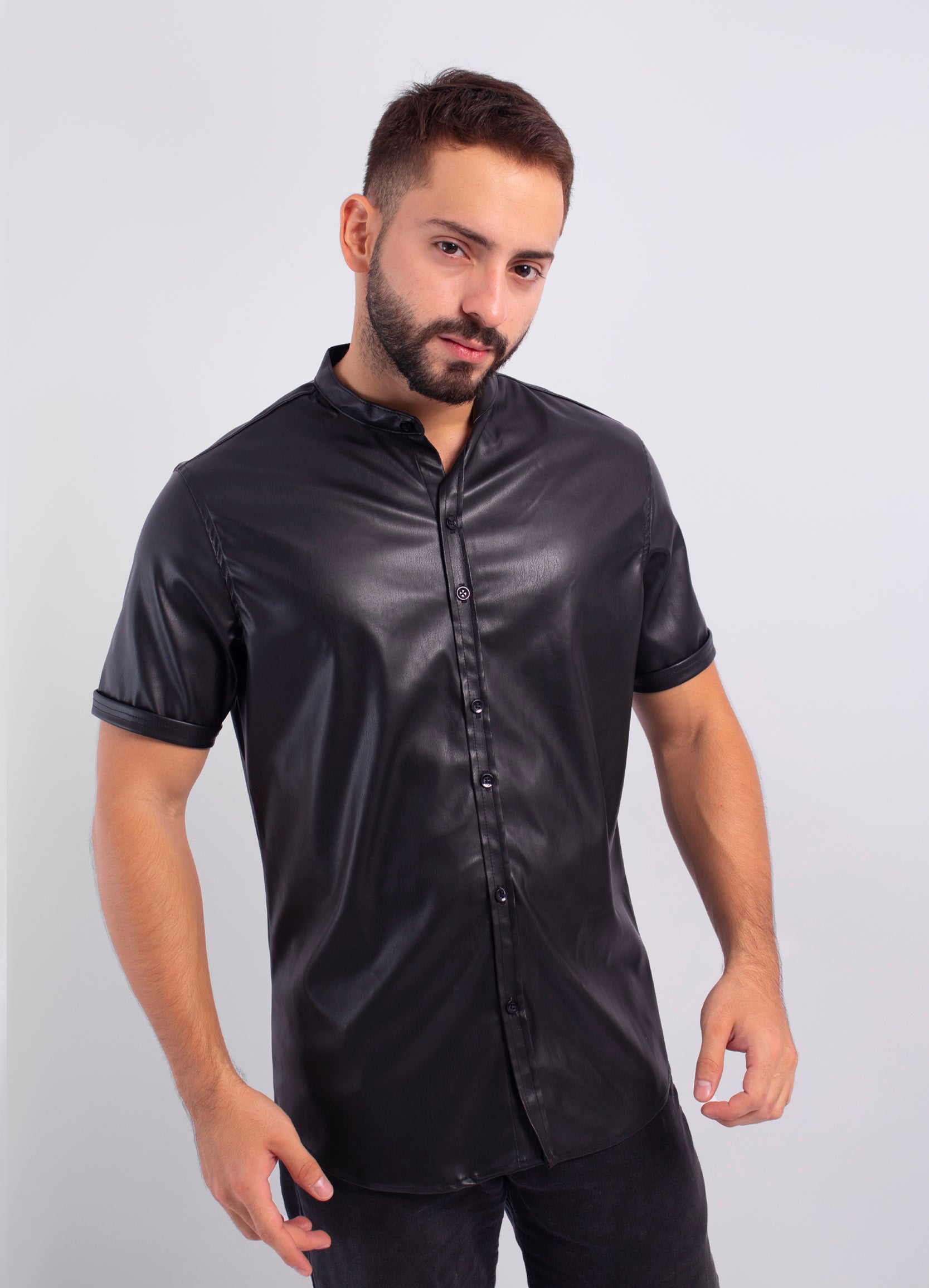 Camisa hombre cuero