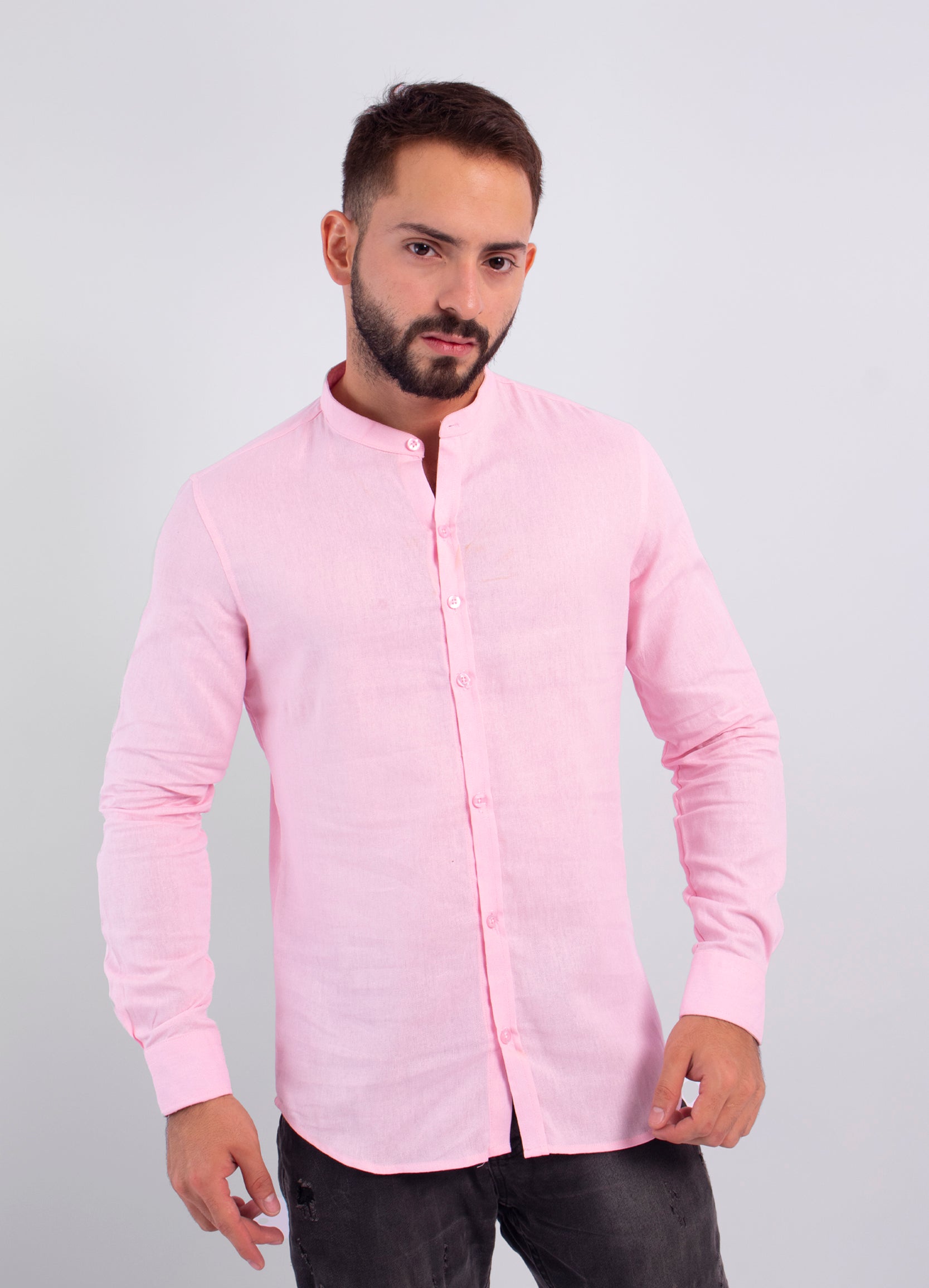 Camisa hombre Estambul rosa