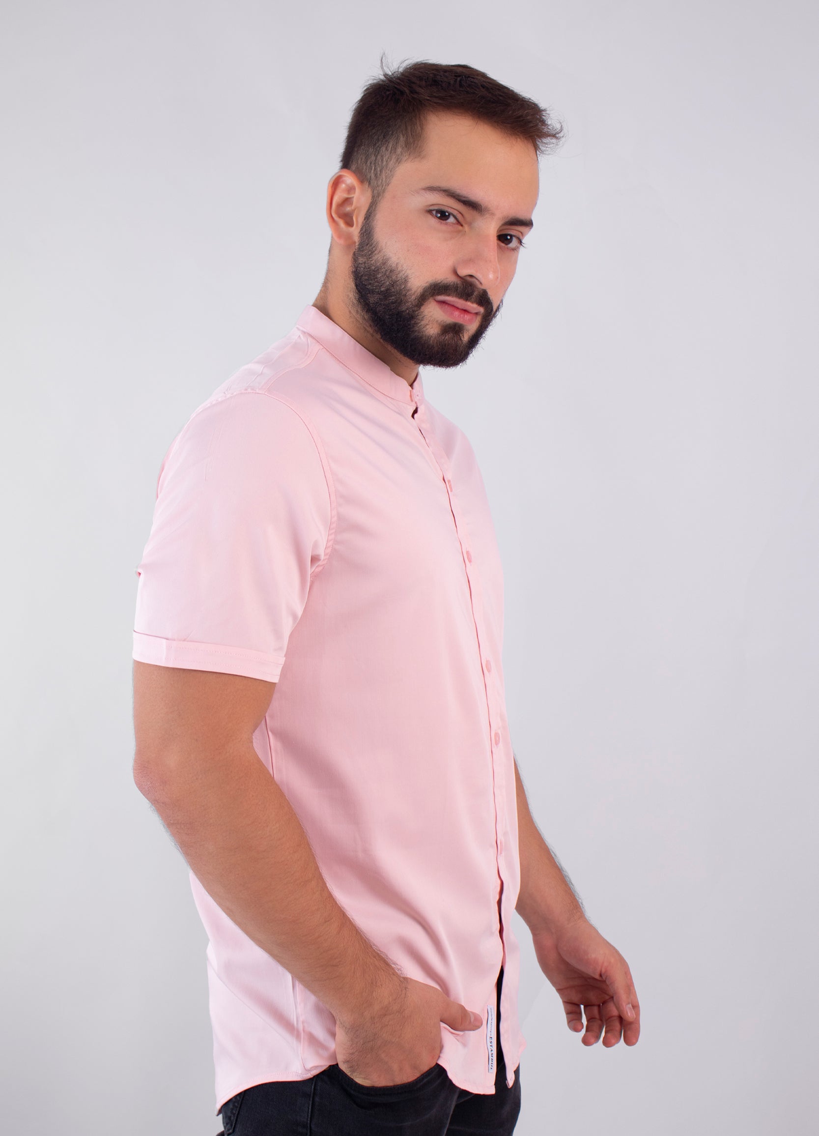Camisa hombre Básica rosada