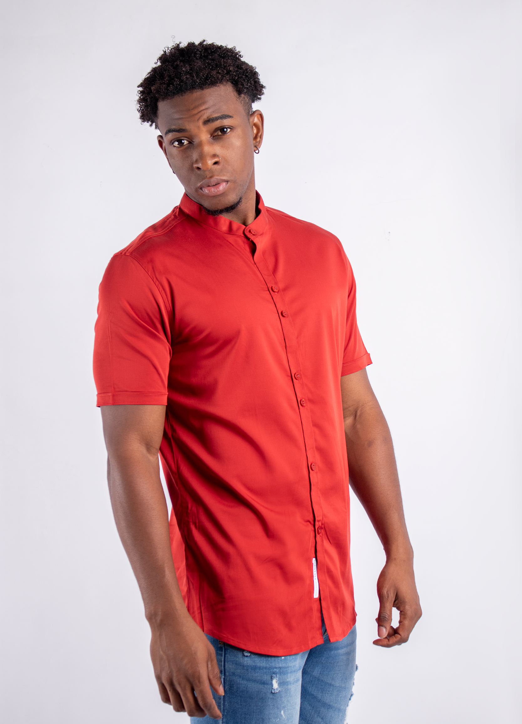 Camisa hombre Básica Roja