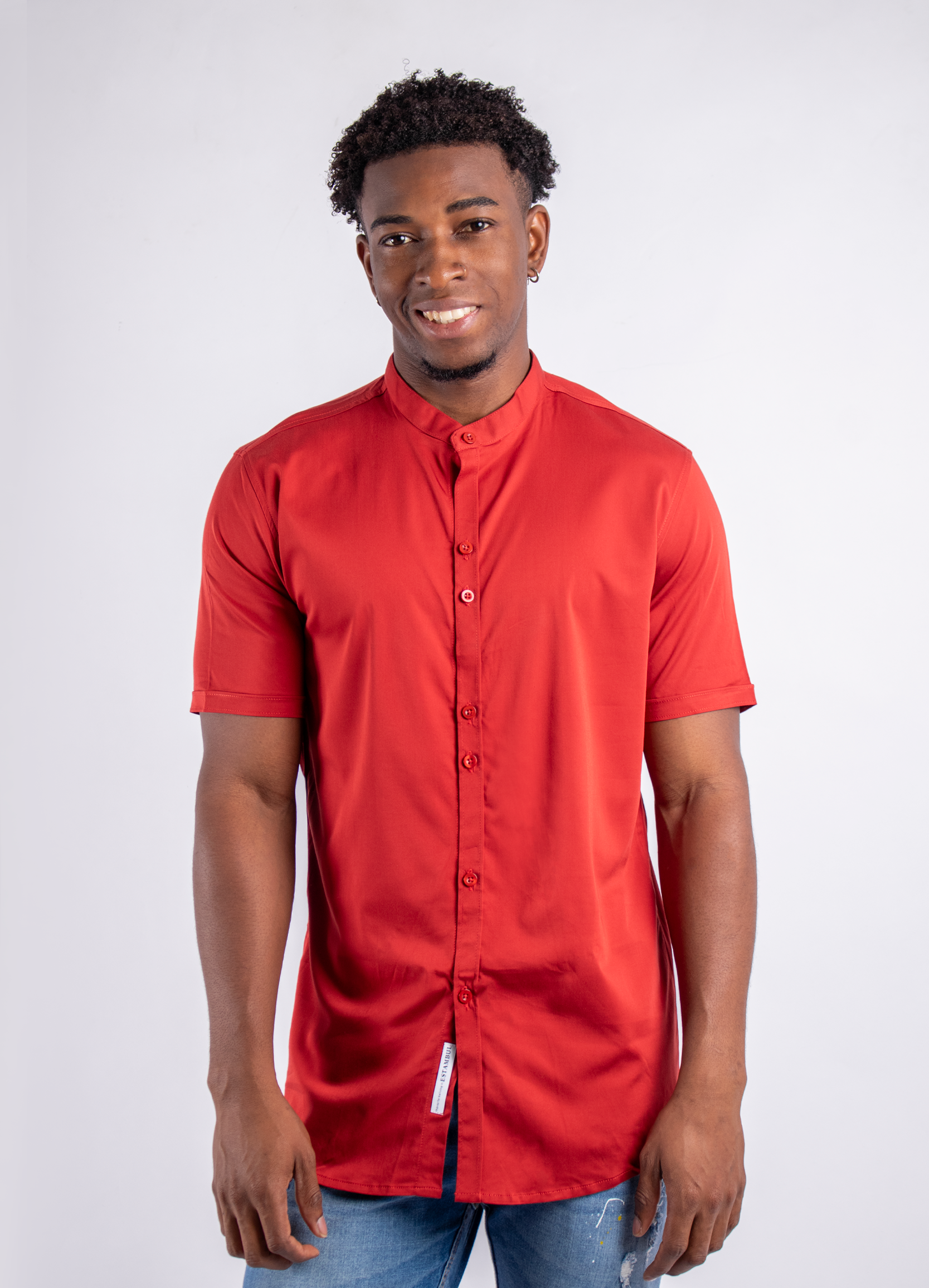 Camisa hombre Básica Roja
