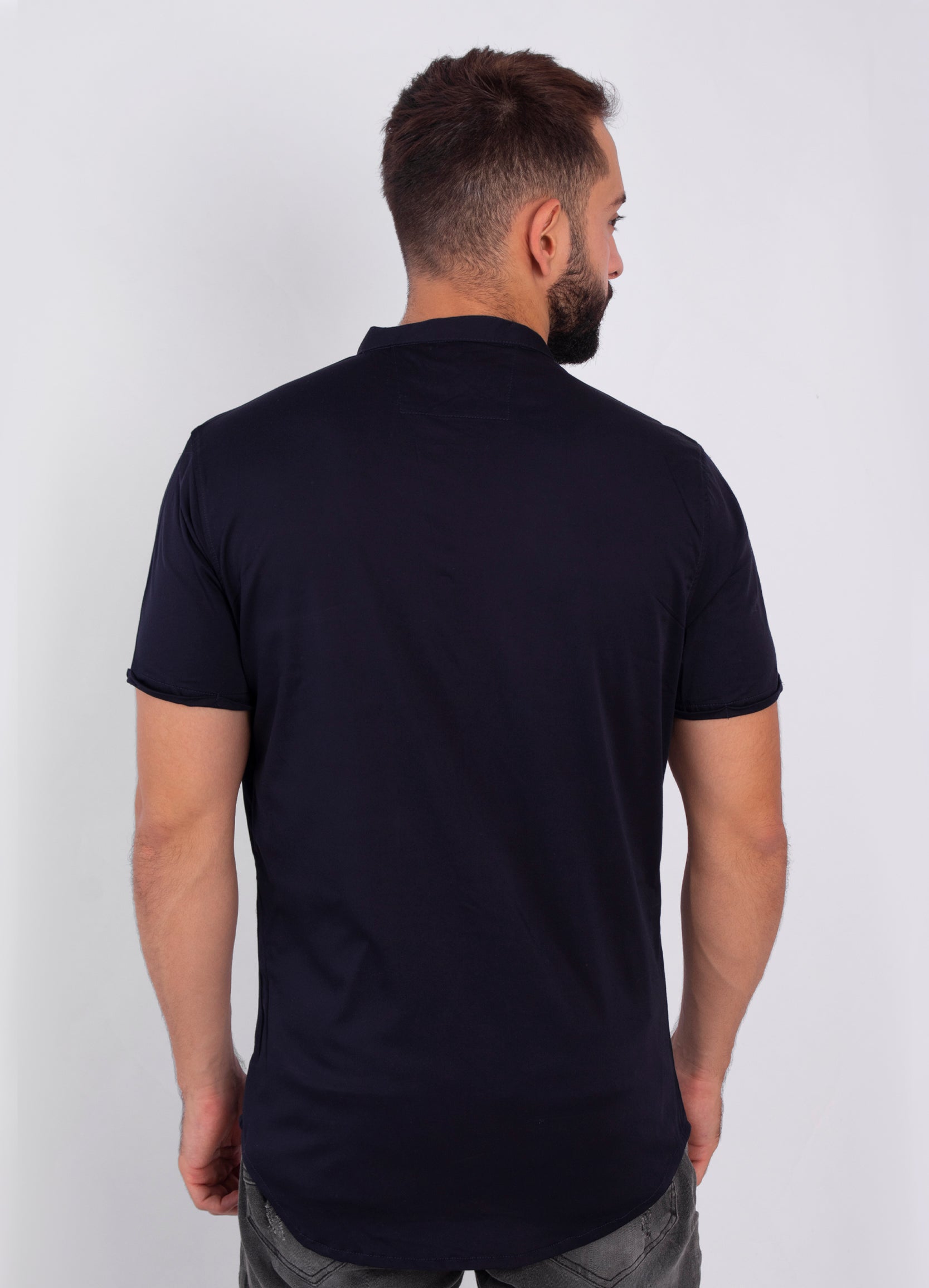 Camisa adulto basica azul