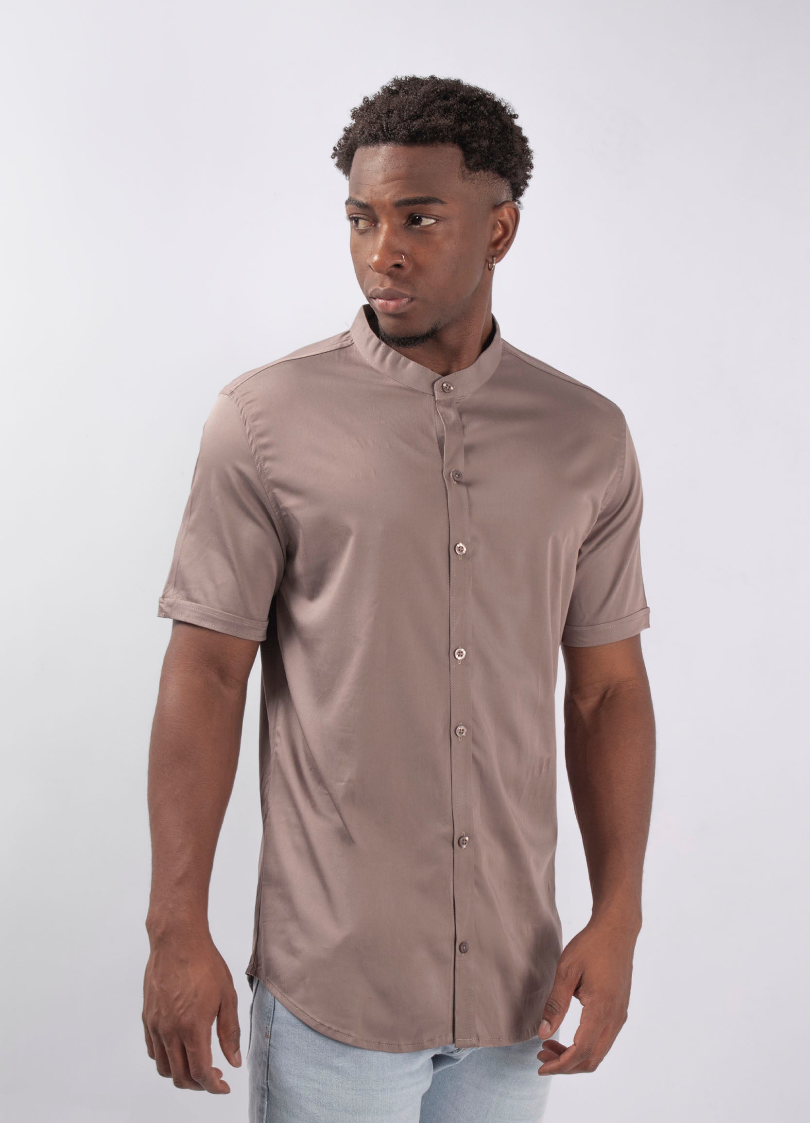 Camisa hombre Básica gris