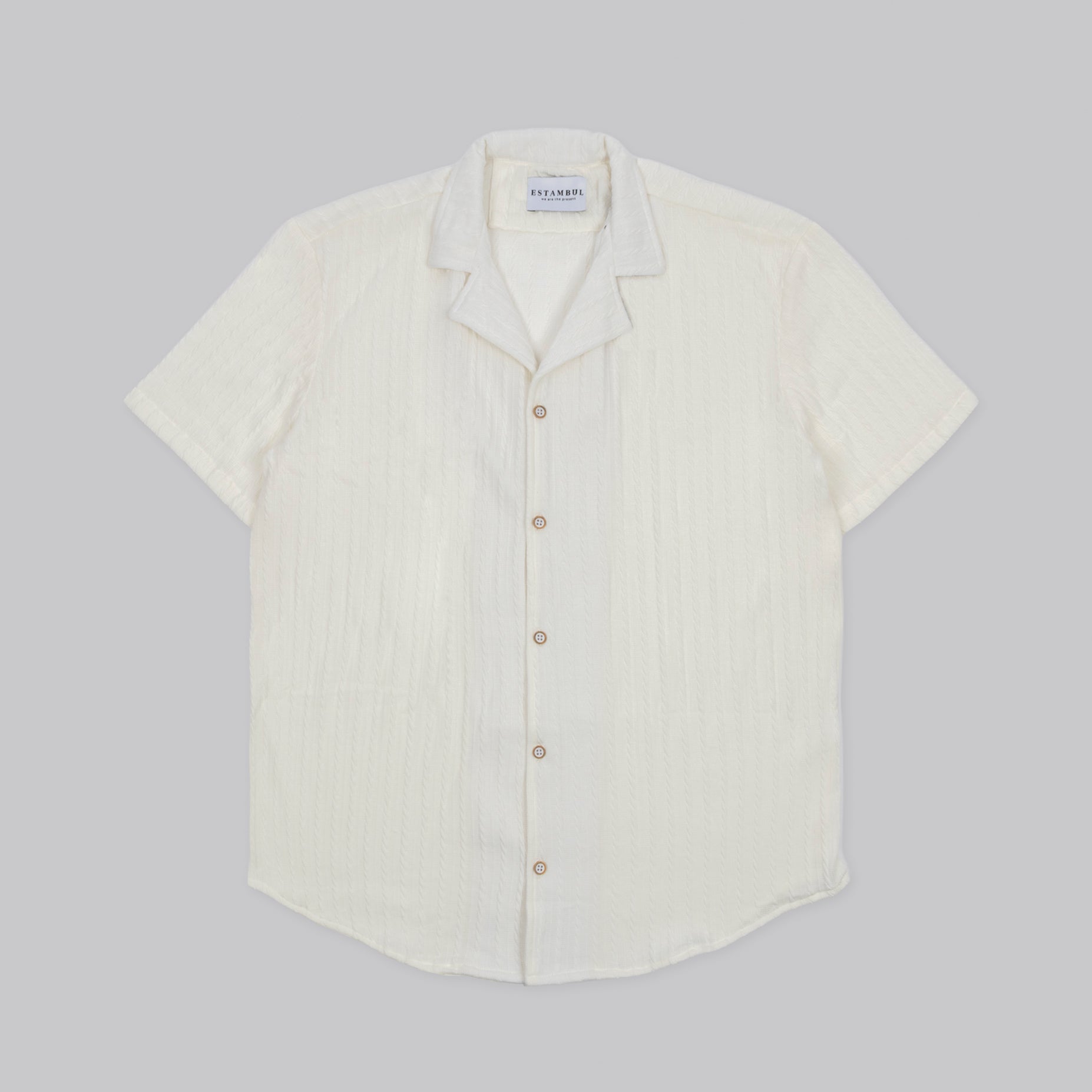 Camisa hombre Sport marfil