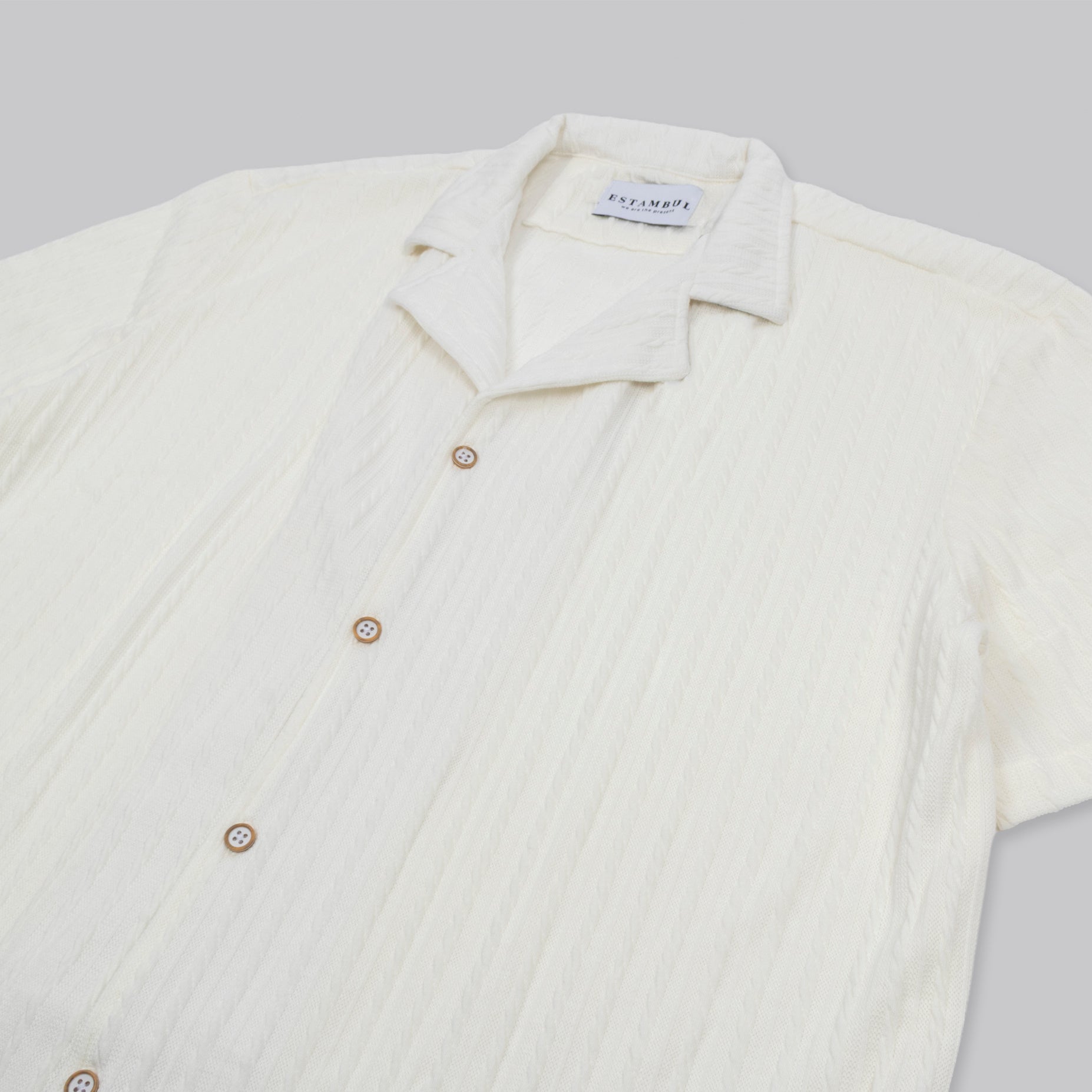 Camisa hombre Sport marfil