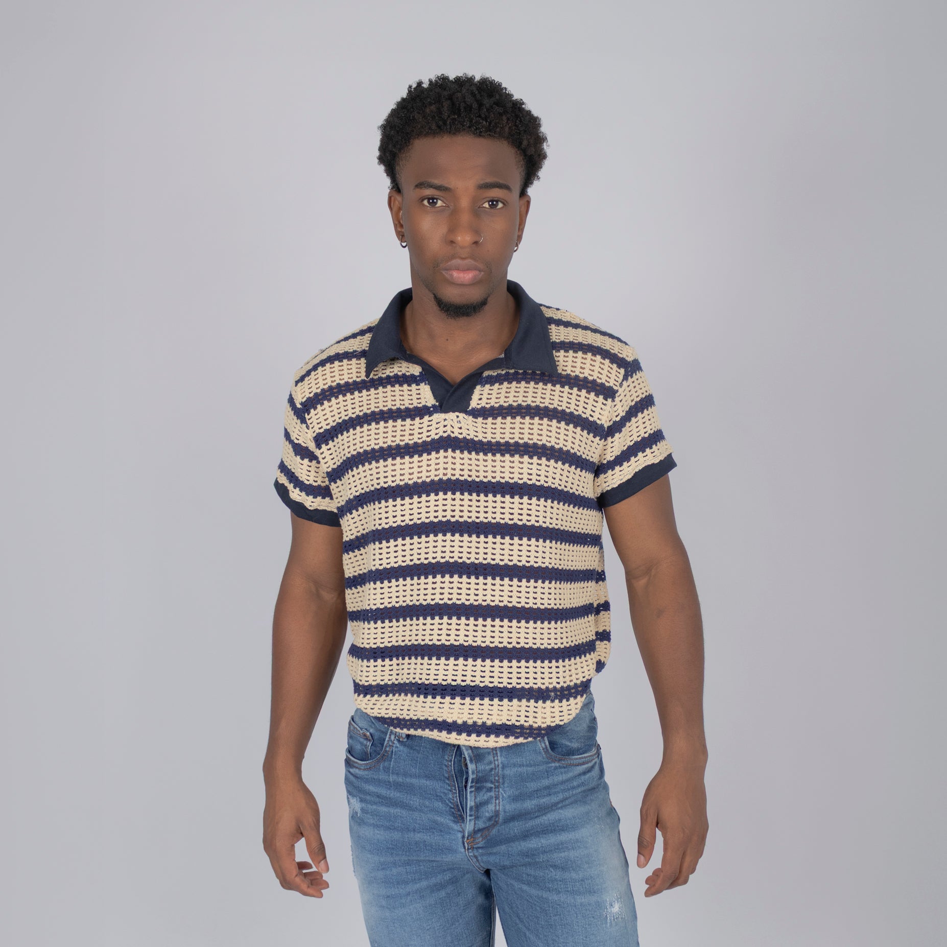 Polo hombre navy