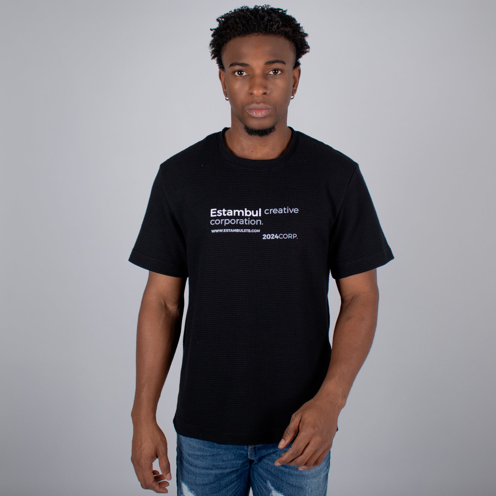 Camiseta  hombre textura creative