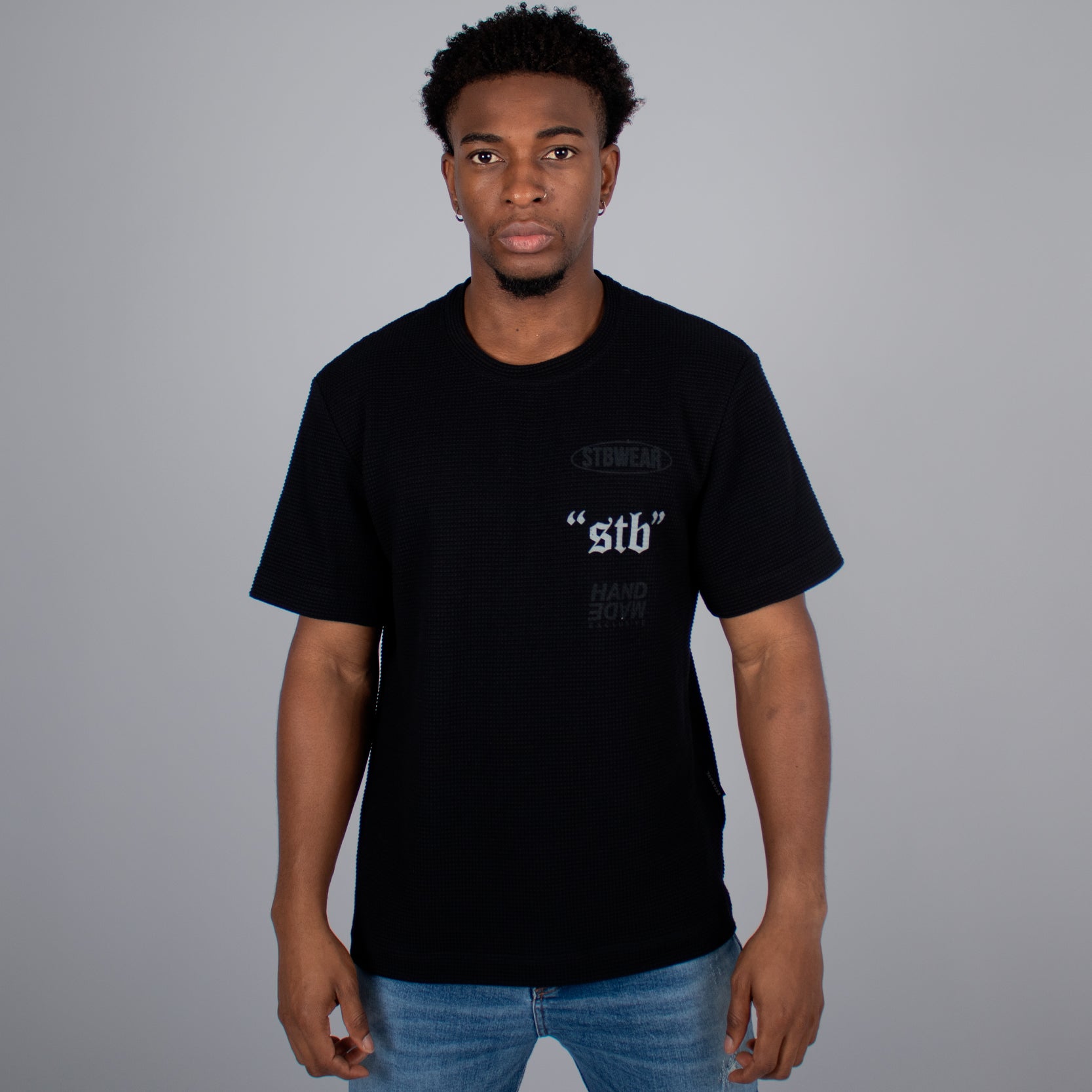 Camiseta hombre textura stb