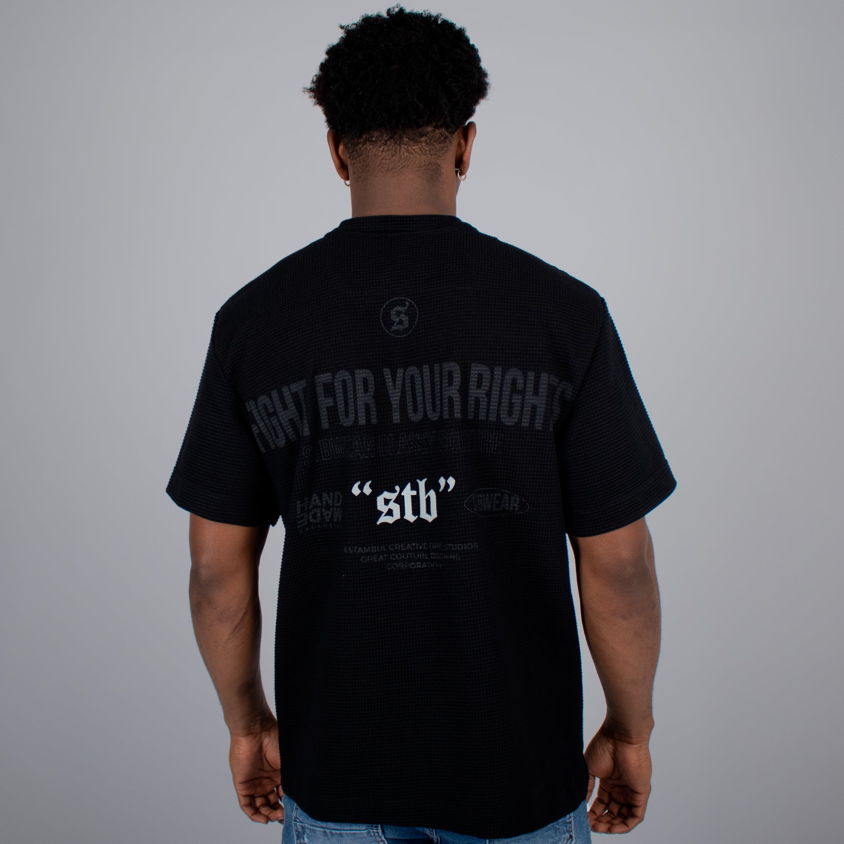 Camiseta hombre textura stb