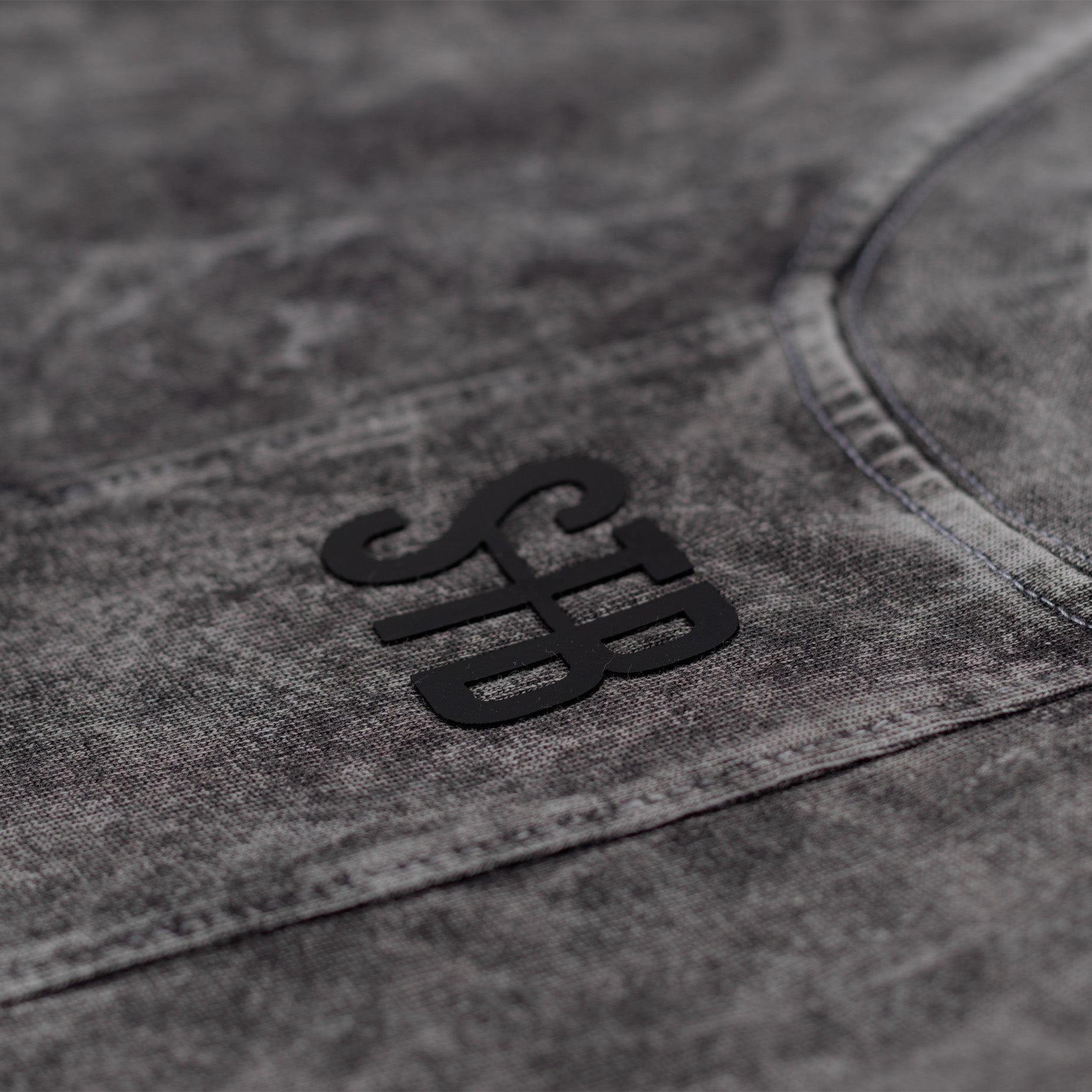 Camiseta hombre acid wear gris