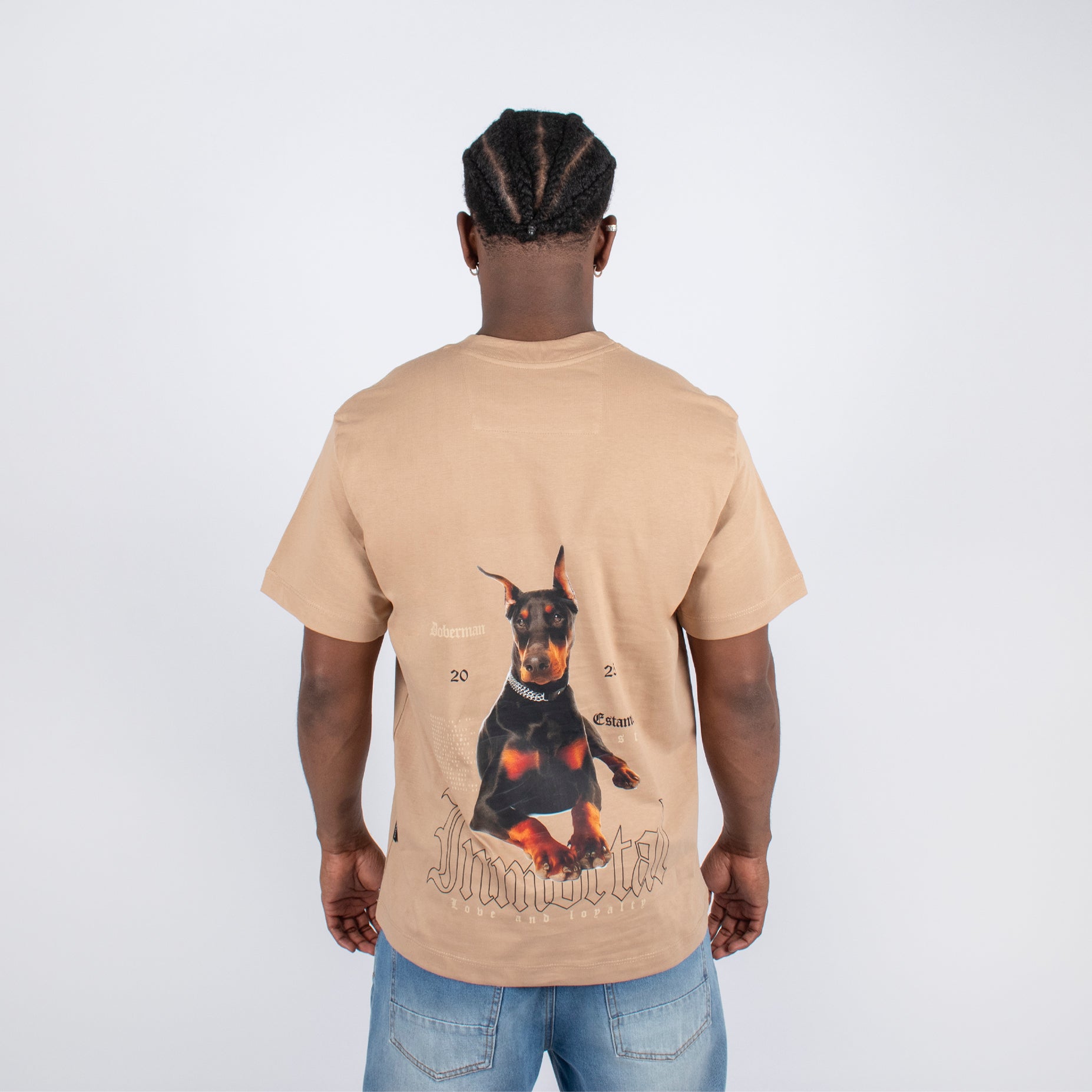 Camiseta hombre Doberman