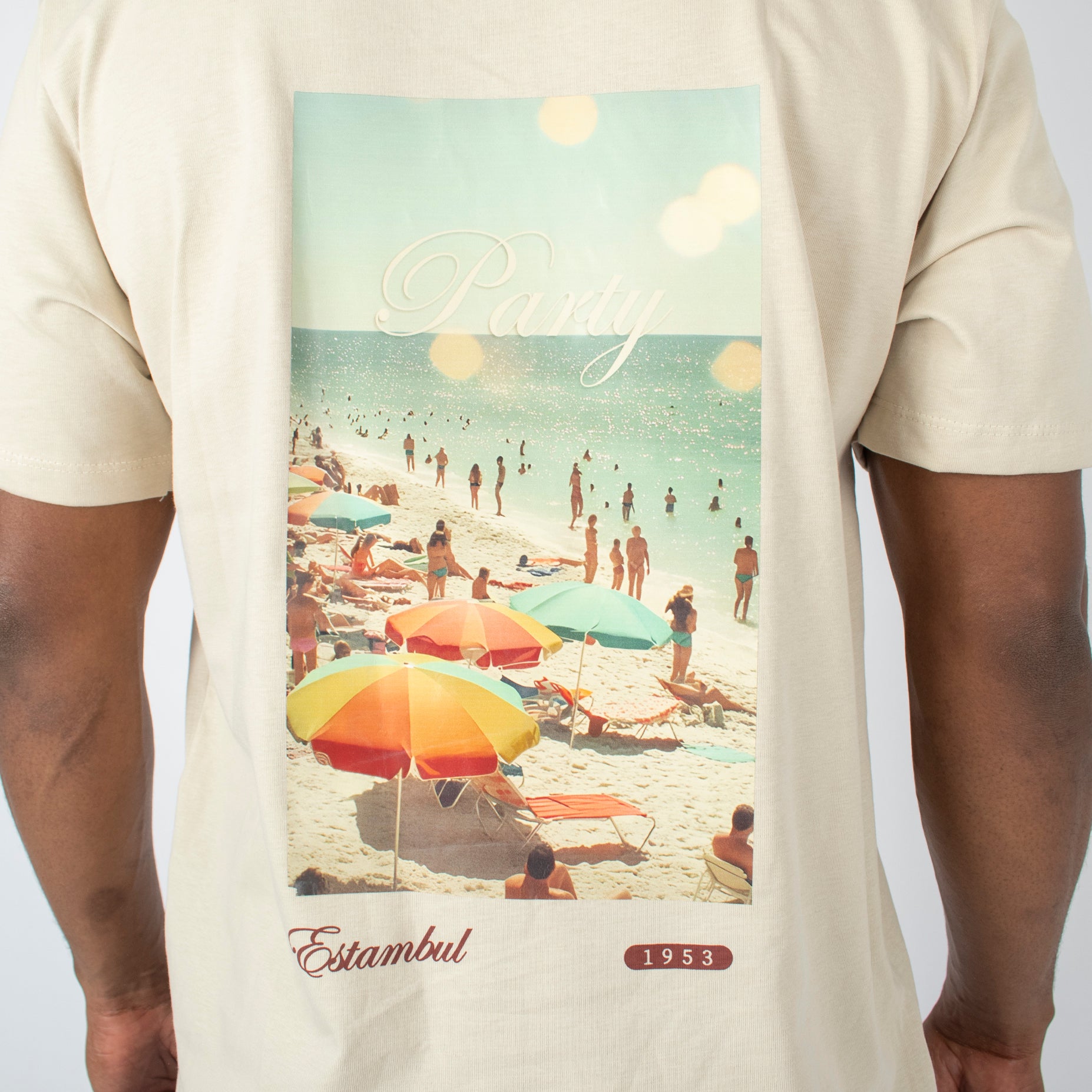 Camiseta hombre estampada party