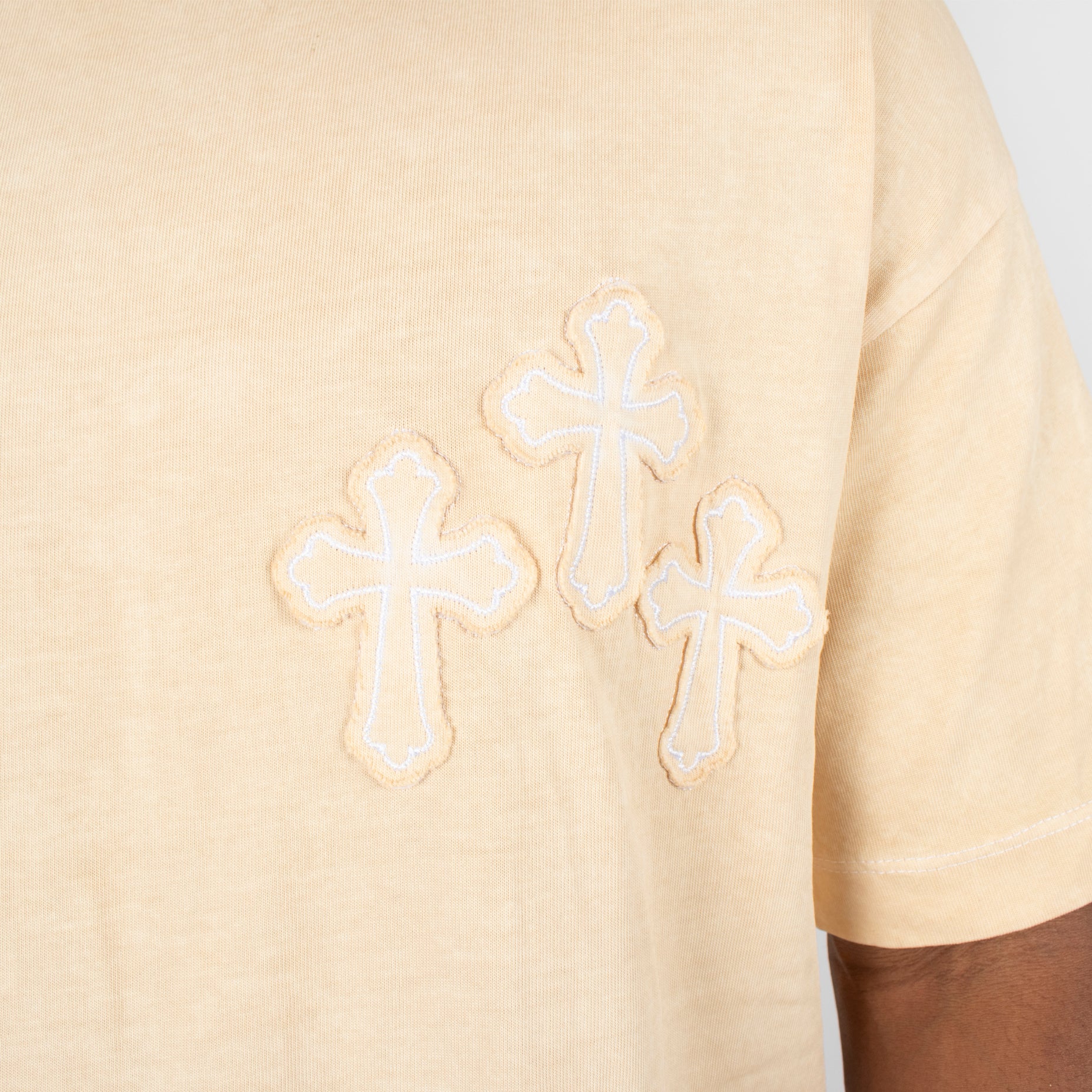 Oversize hombre degrade bordada