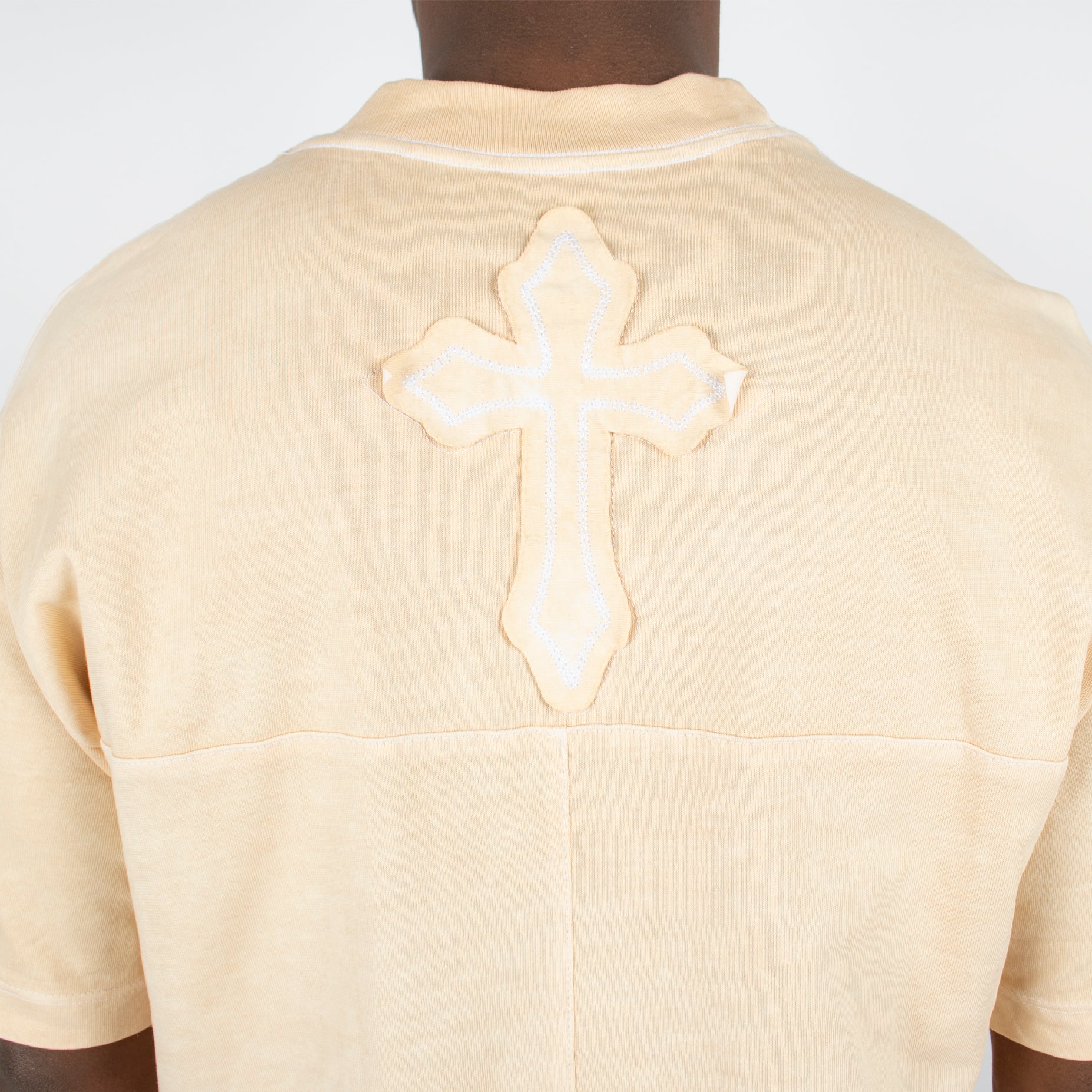 Oversize hombre degrade bordada