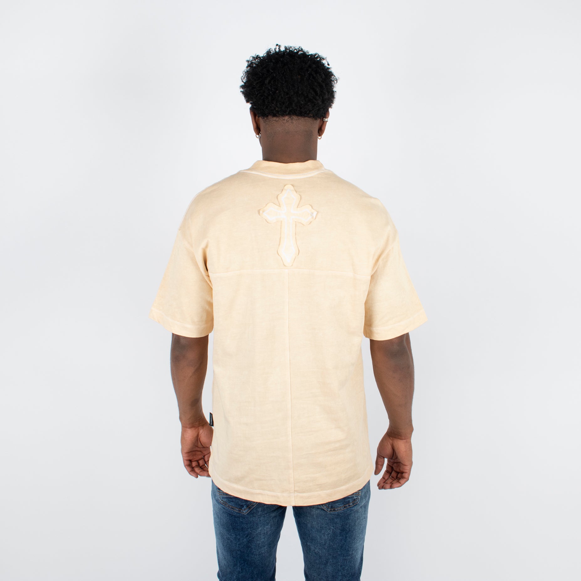 Oversize hombre degrade bordada