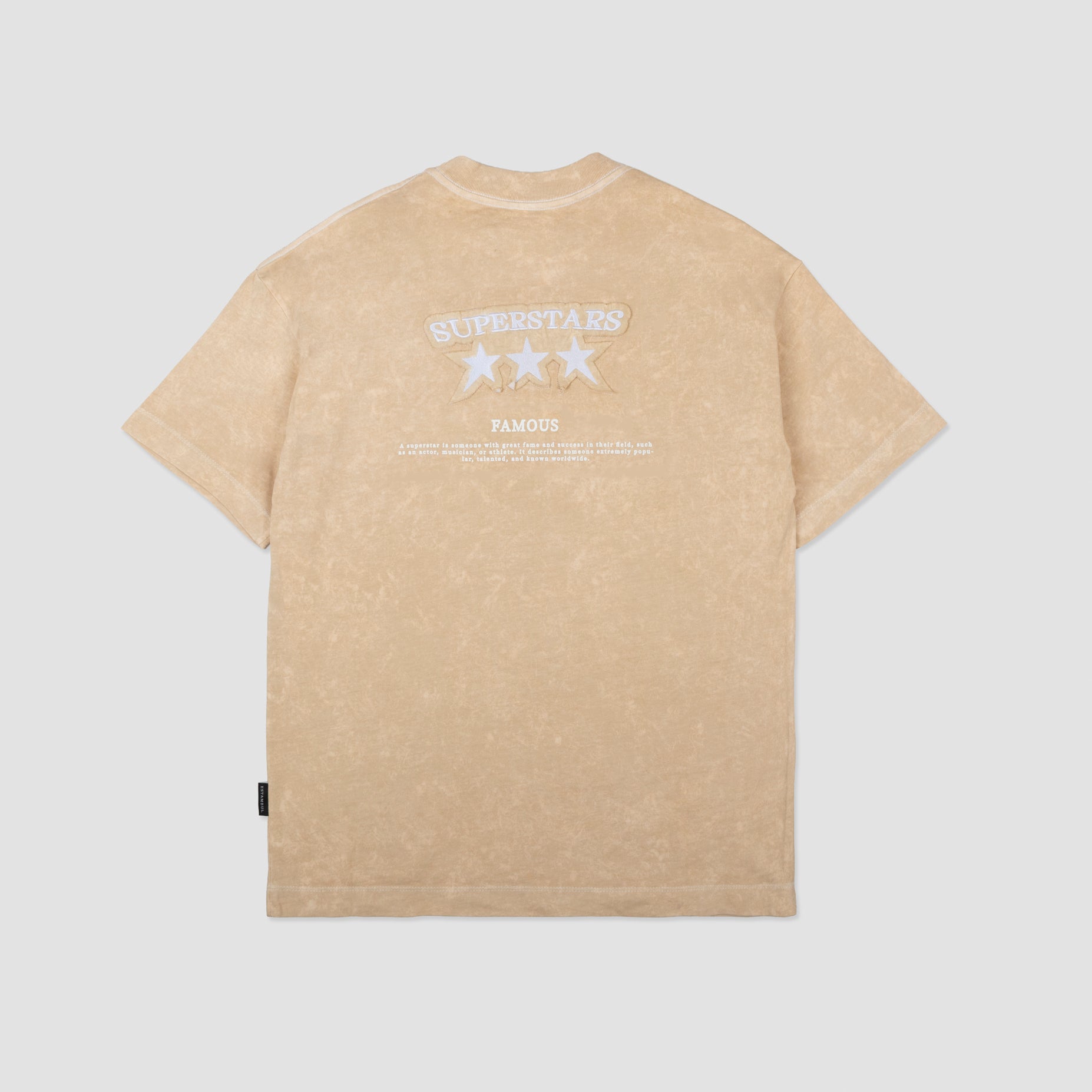 Oversize  hombre new bordada camel