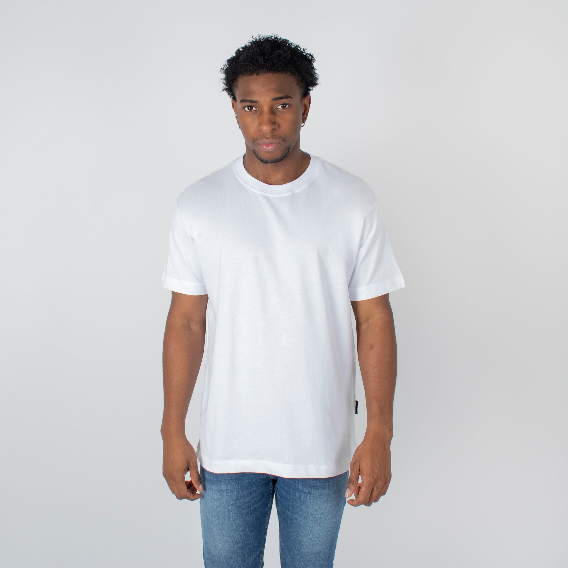 Camiseta hombre basica blanca