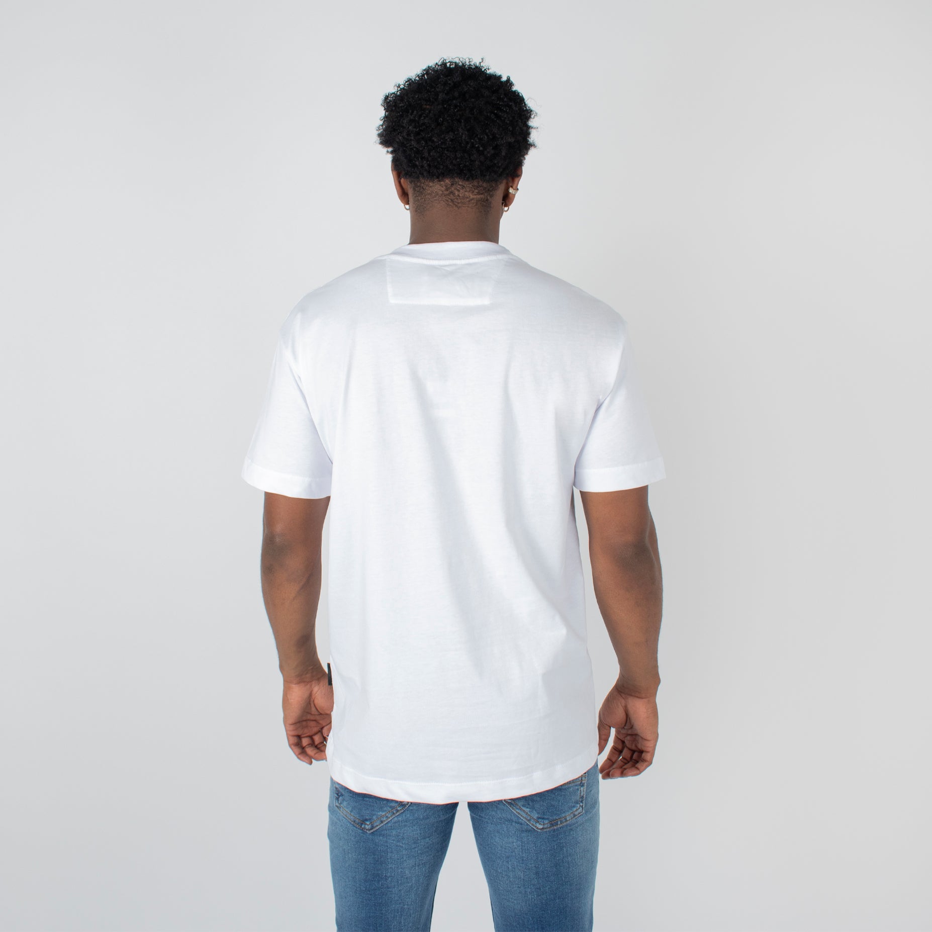 Camiseta hombre basica blanca