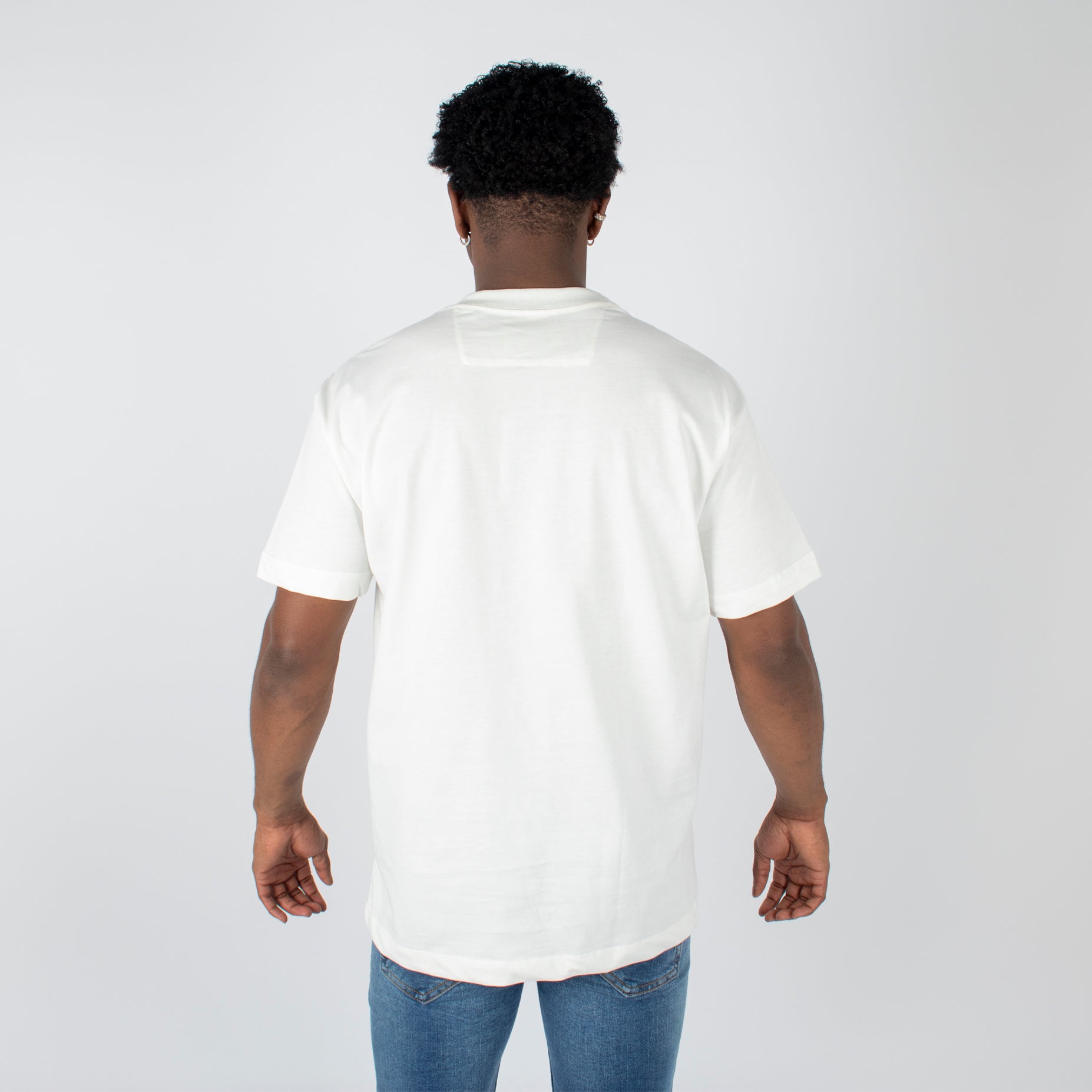 Camiseta hombre basica crudo