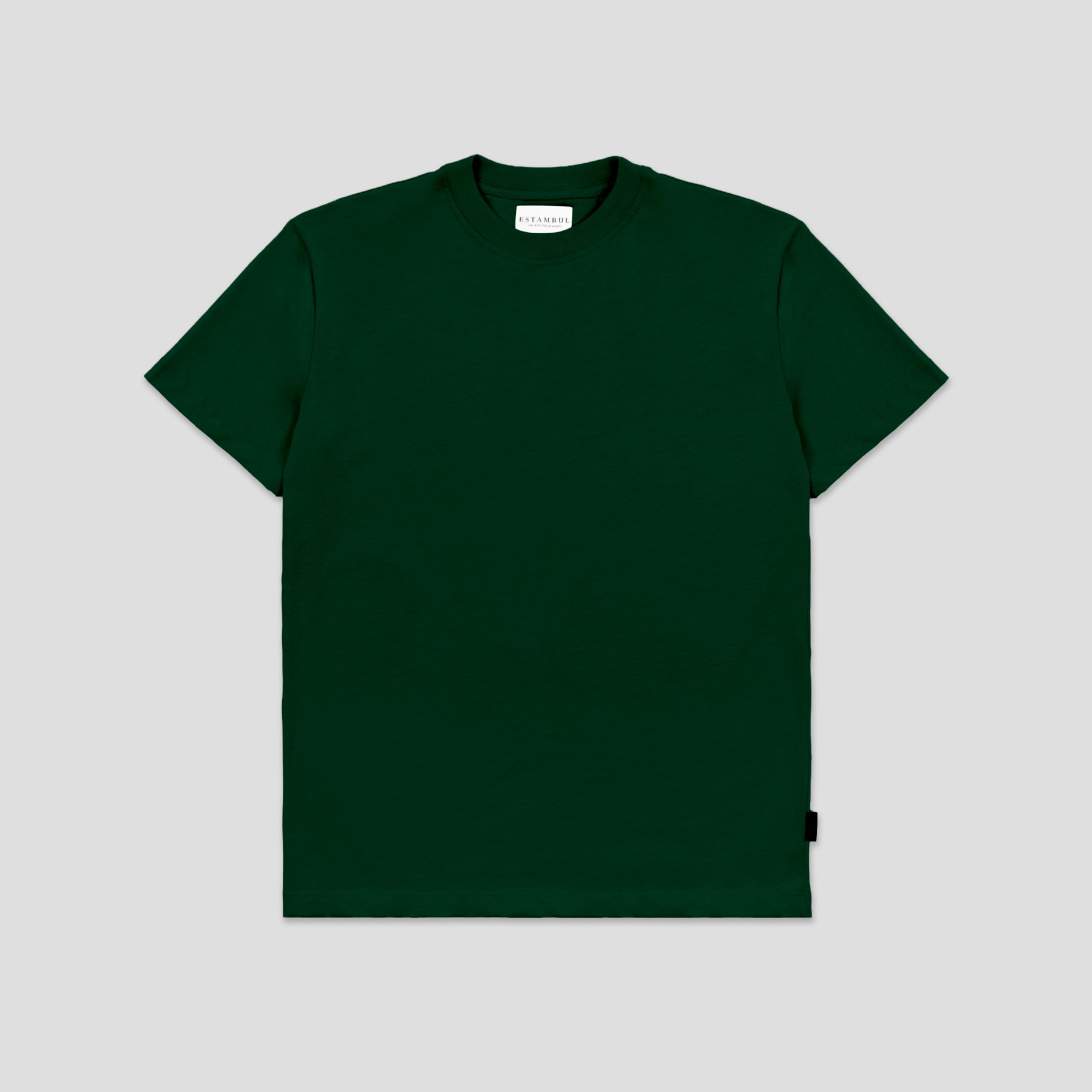 Camiseta hombre basica verde